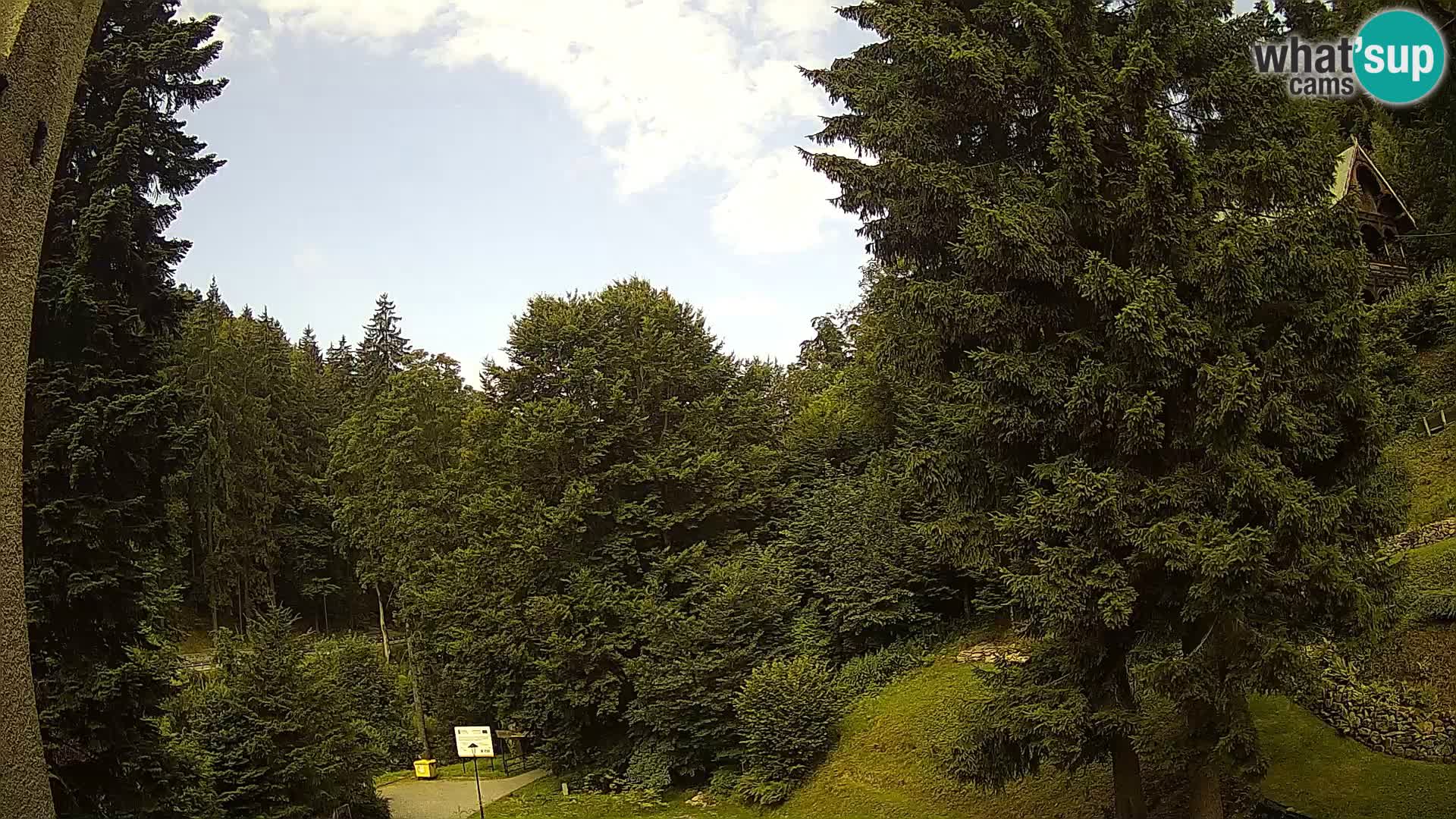 Webcam Spalona – centro scii da fondo live cam montagne Bystrzycki