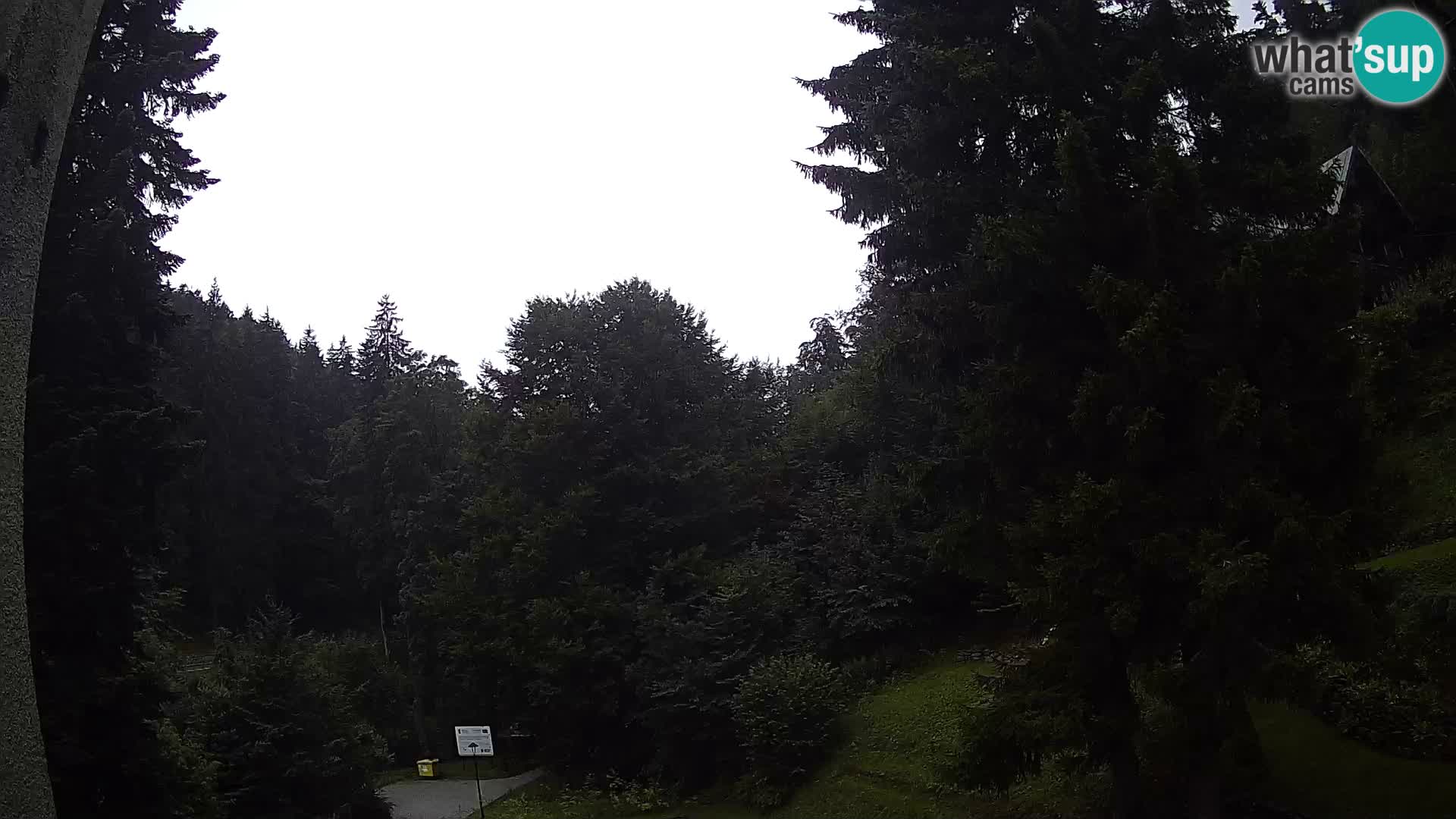 Web kamera Spalona – skijaški center u živo planine Bystrzycki