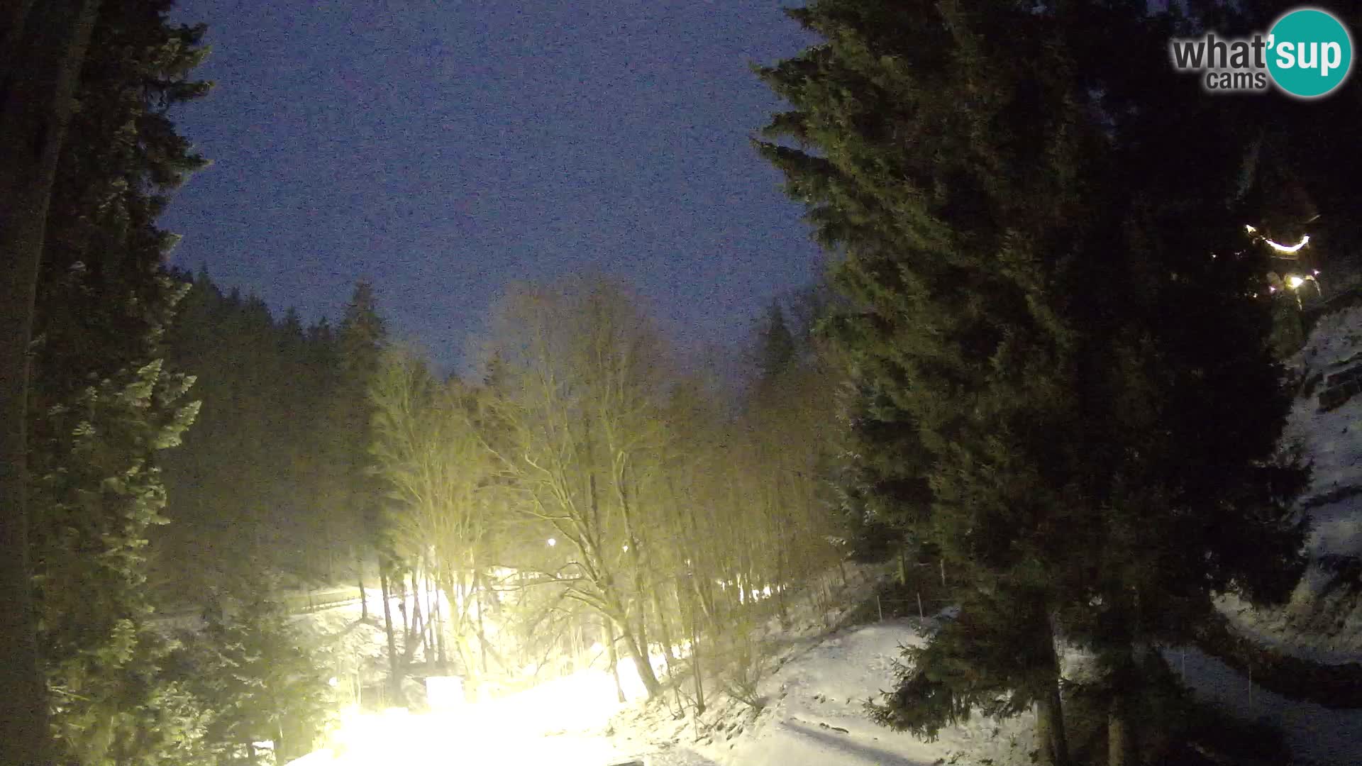 Webcam Spalona – centro scii da fondo live cam montagne Bystrzycki