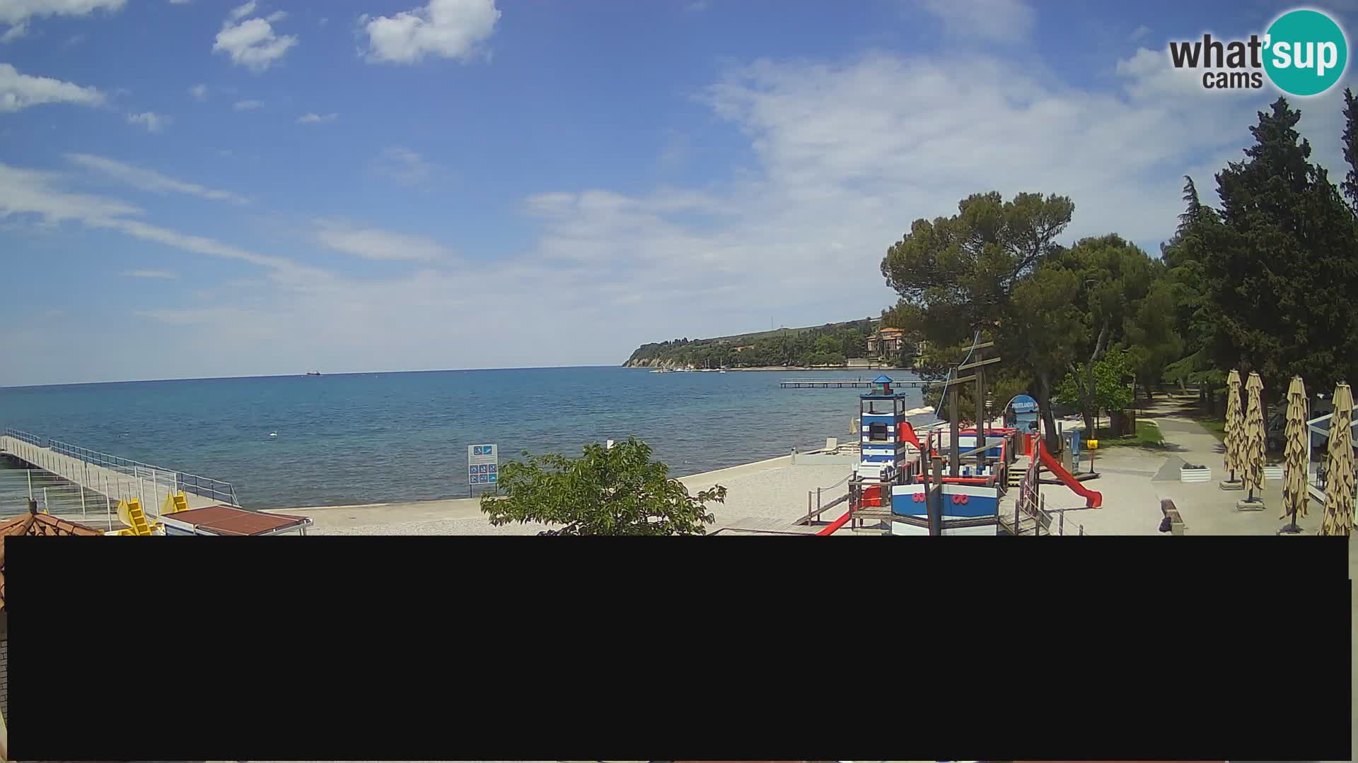 Live webcam Ankaran – Adria Ankaran Hotel & Resort – Slovenia