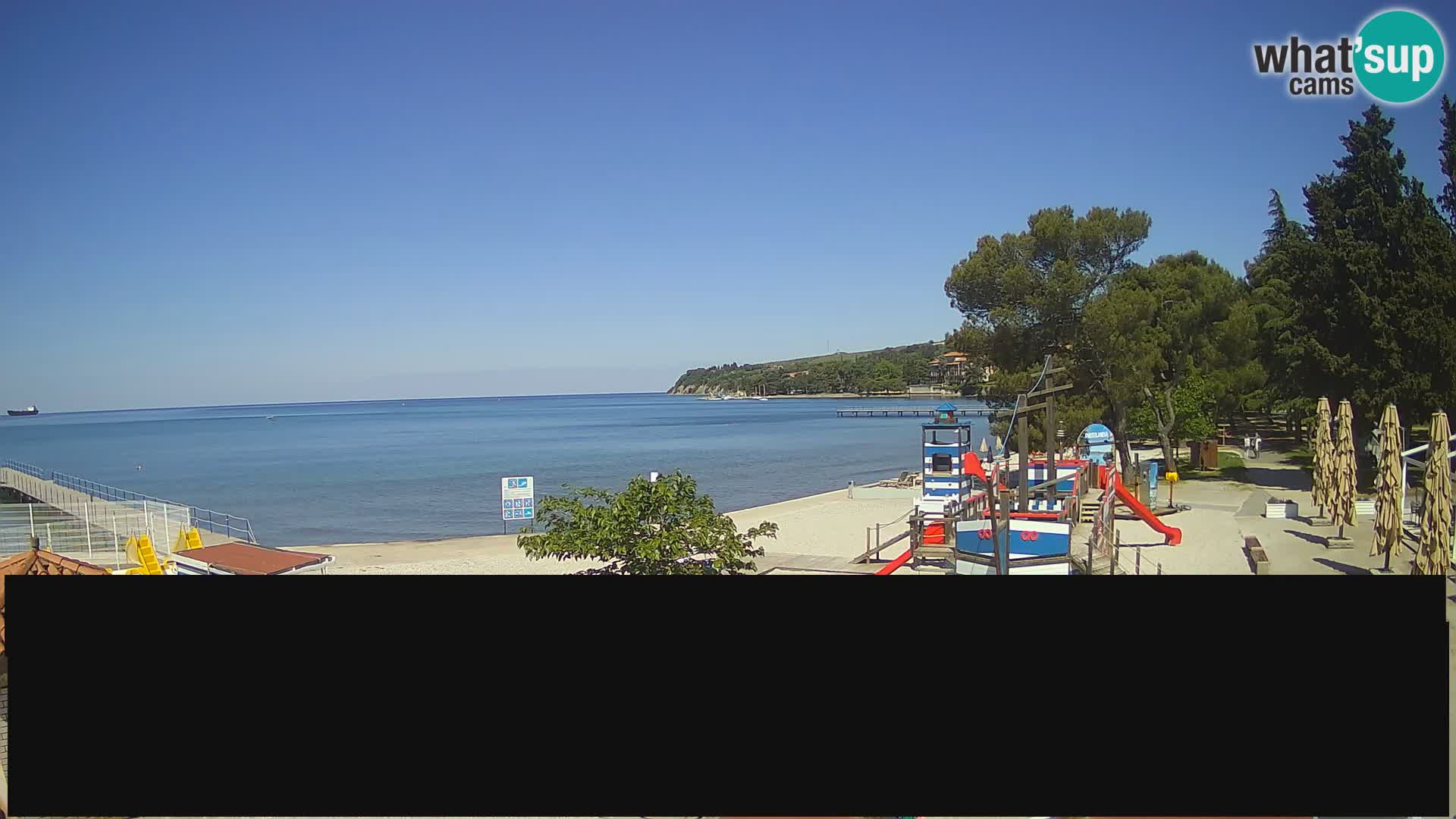 Webcam en direct Ankaran – Adria Ankaran Hotel & Resort – Slovénie