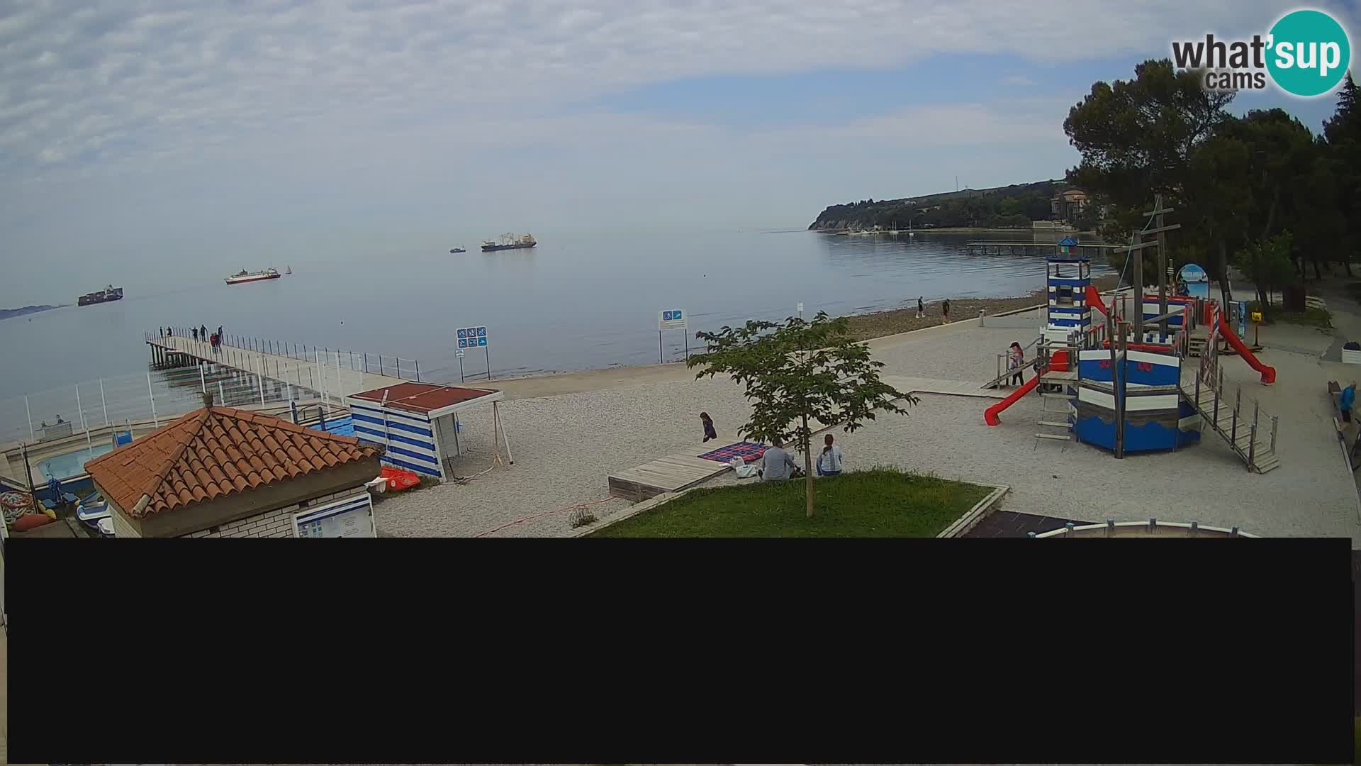 Live webcam Ankaran – Adria Ankaran Hotel & Resort – Slovenia
