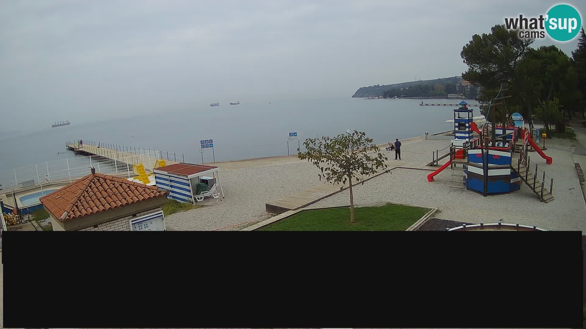 Live webcam Ankaran – Adria Ankaran Hotel & Resort – Slovenia