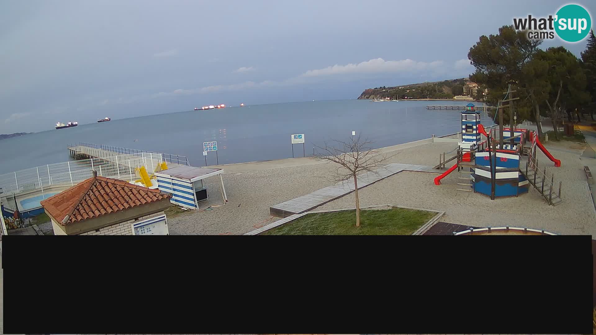 Cámara web en vivo Ankaran – Adria Ankaran Hotel & Resort – Eslovenia