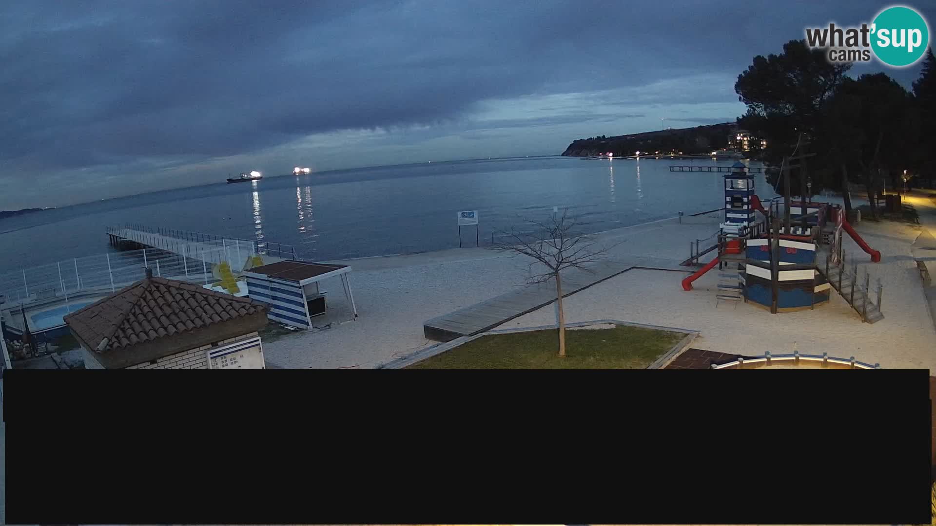 Live webcam Ankaran – Adria Ankaran Hotel & Resort – Slovenia