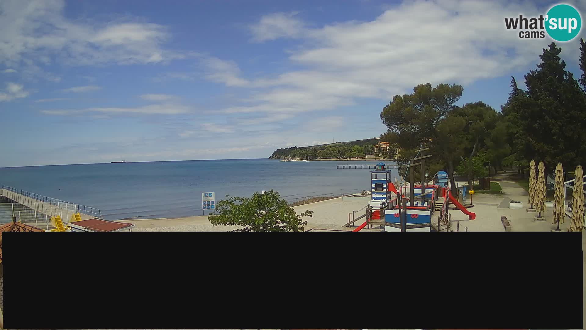 Cámara web en vivo Ankaran – Adria Ankaran Hotel & Resort – Eslovenia