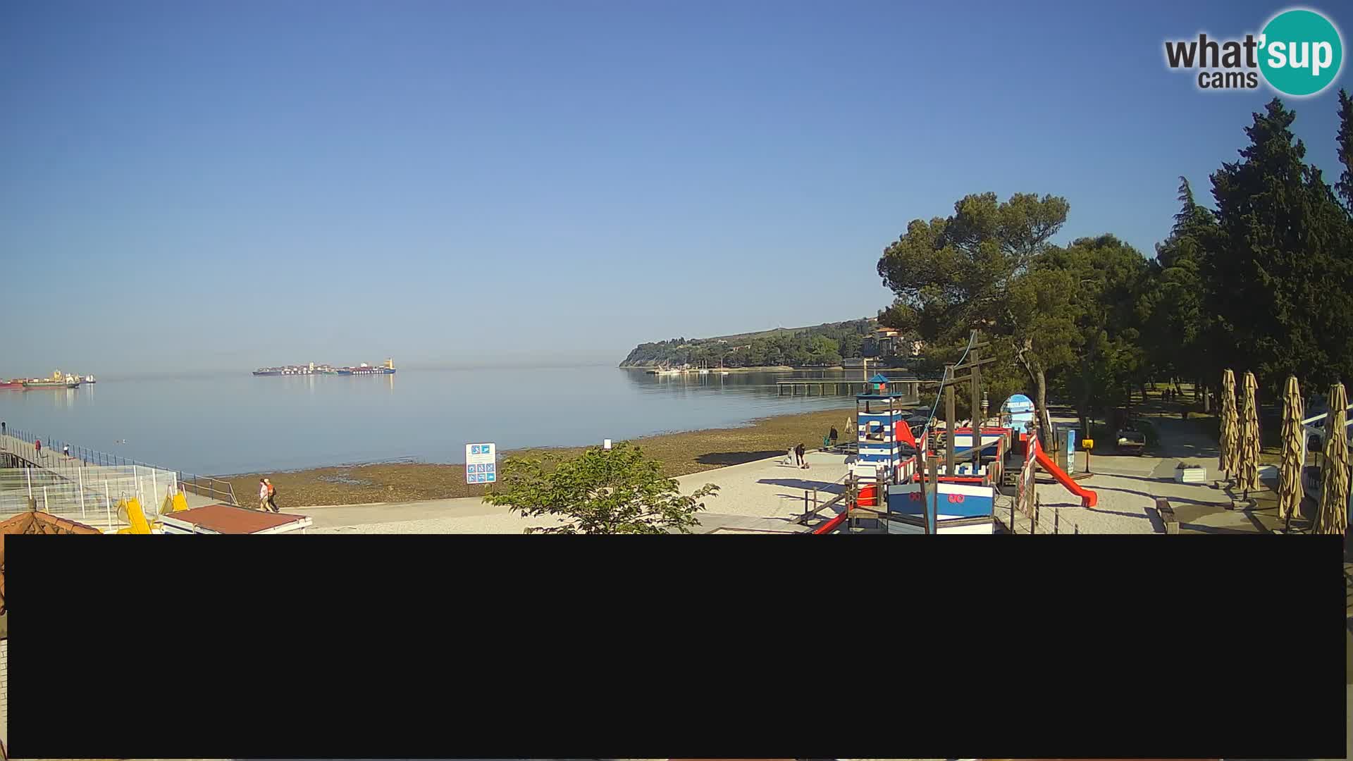 Live webcam Ankaran – Adria Ankaran Hotel & Resort – Slovenia