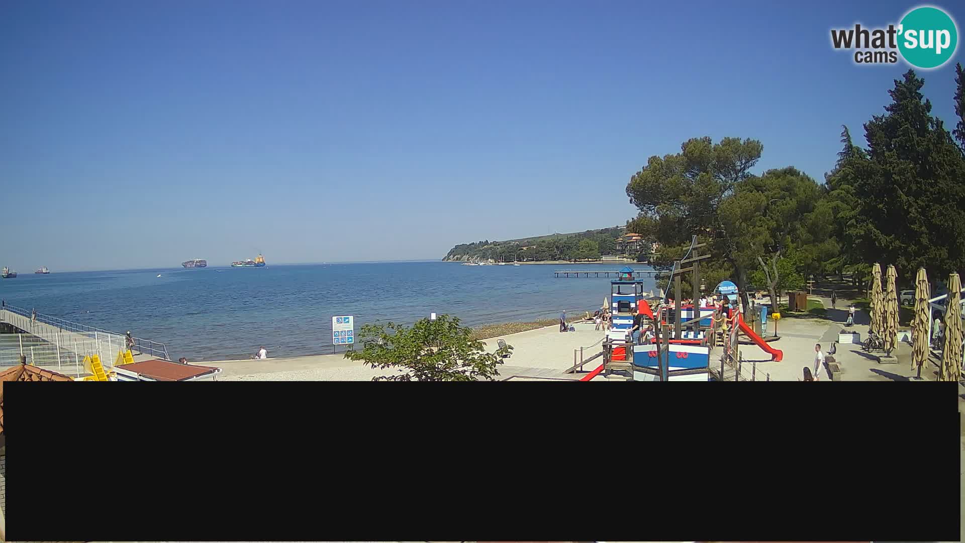 Live webcam Ankaran – Adria Ankaran Hotel & Resort – Slovenia