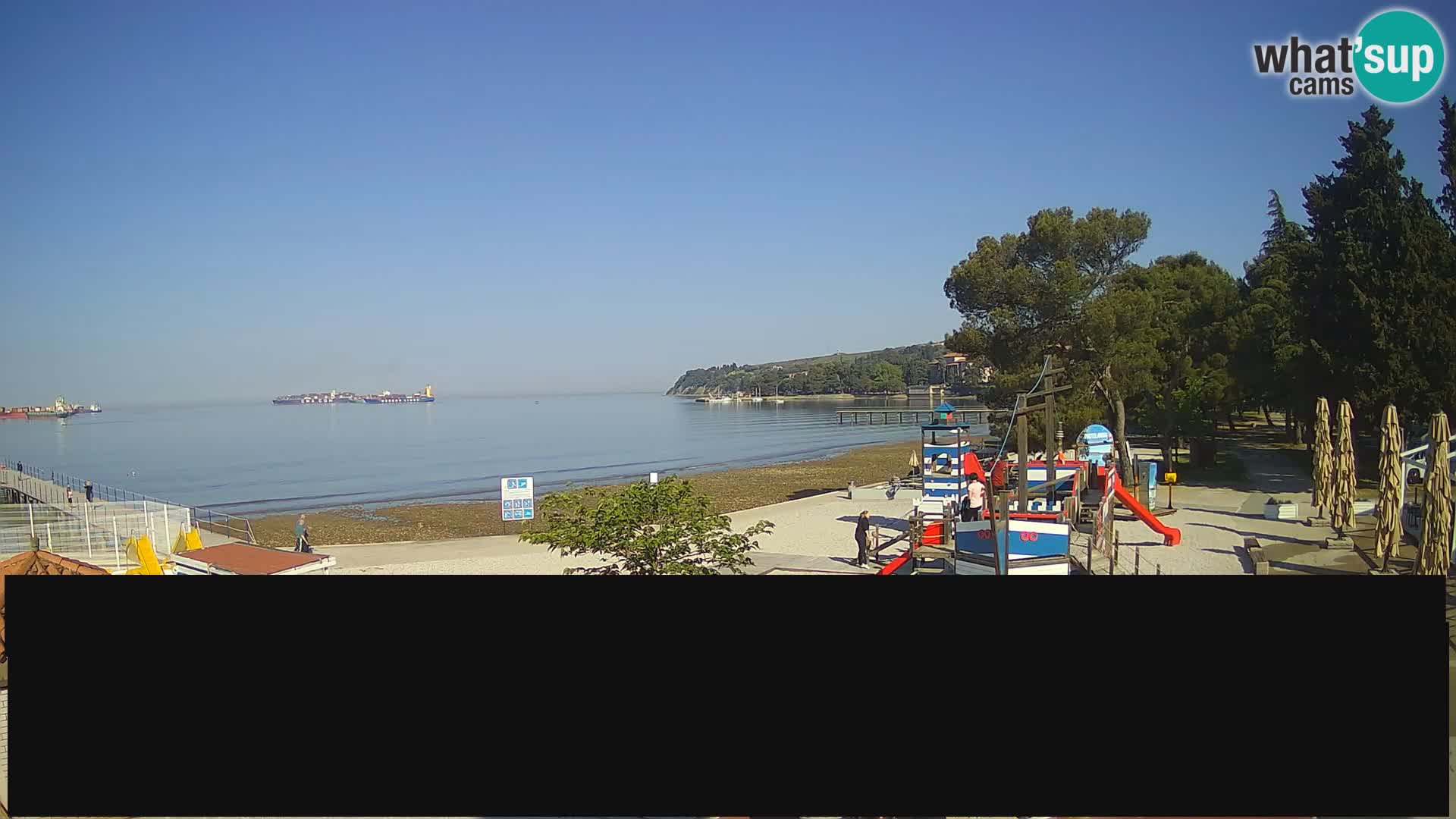 Live webcam Ankaran – Adria Ankaran Hotel & Resort – Slovenia