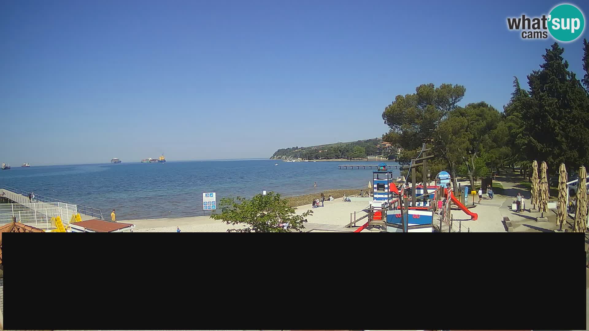 Webcam en direct Ankaran – Adria Ankaran Hotel & Resort – Slovénie