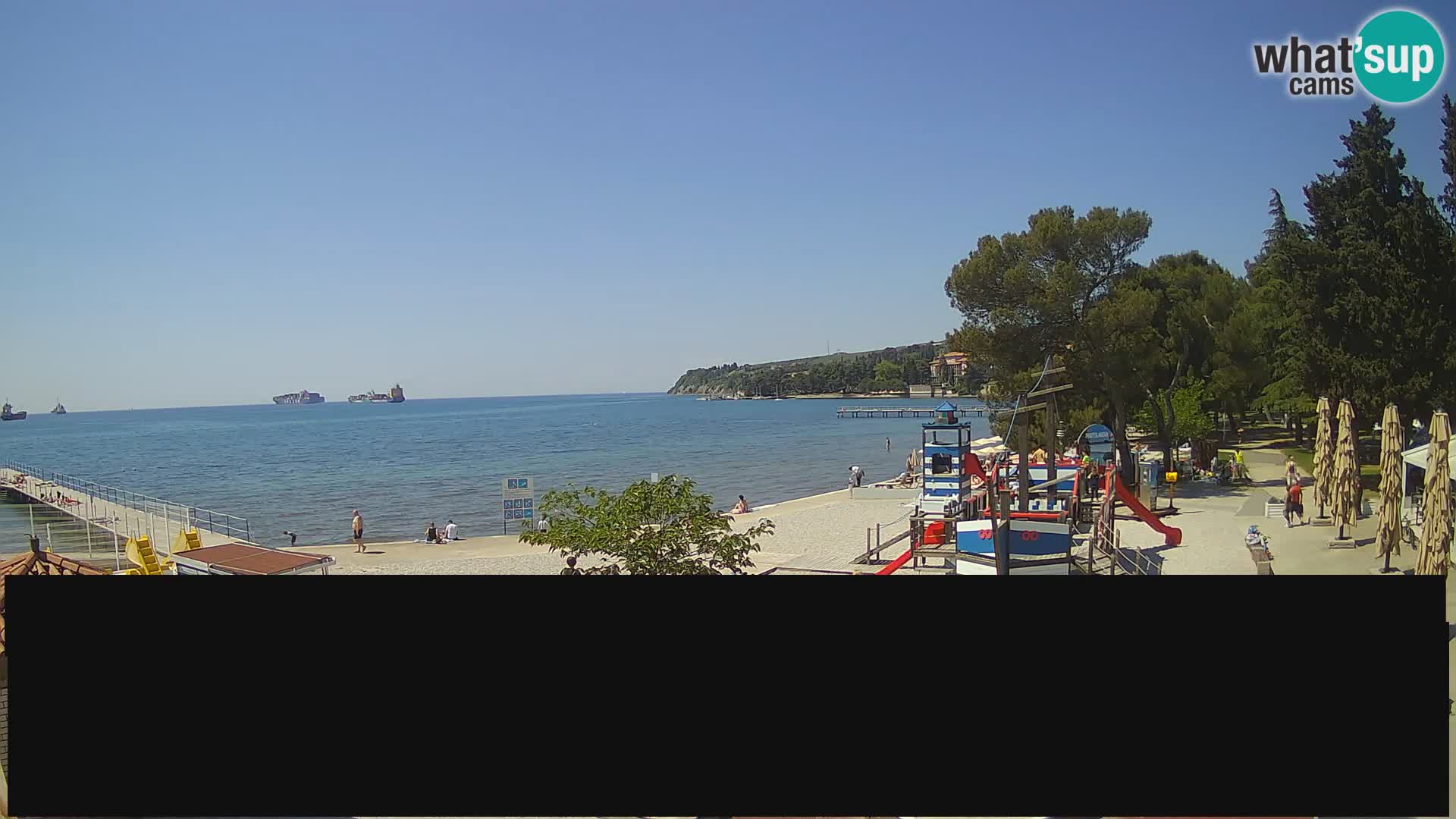 Webcam en direct Ankaran – Adria Ankaran Hotel & Resort – Slovénie