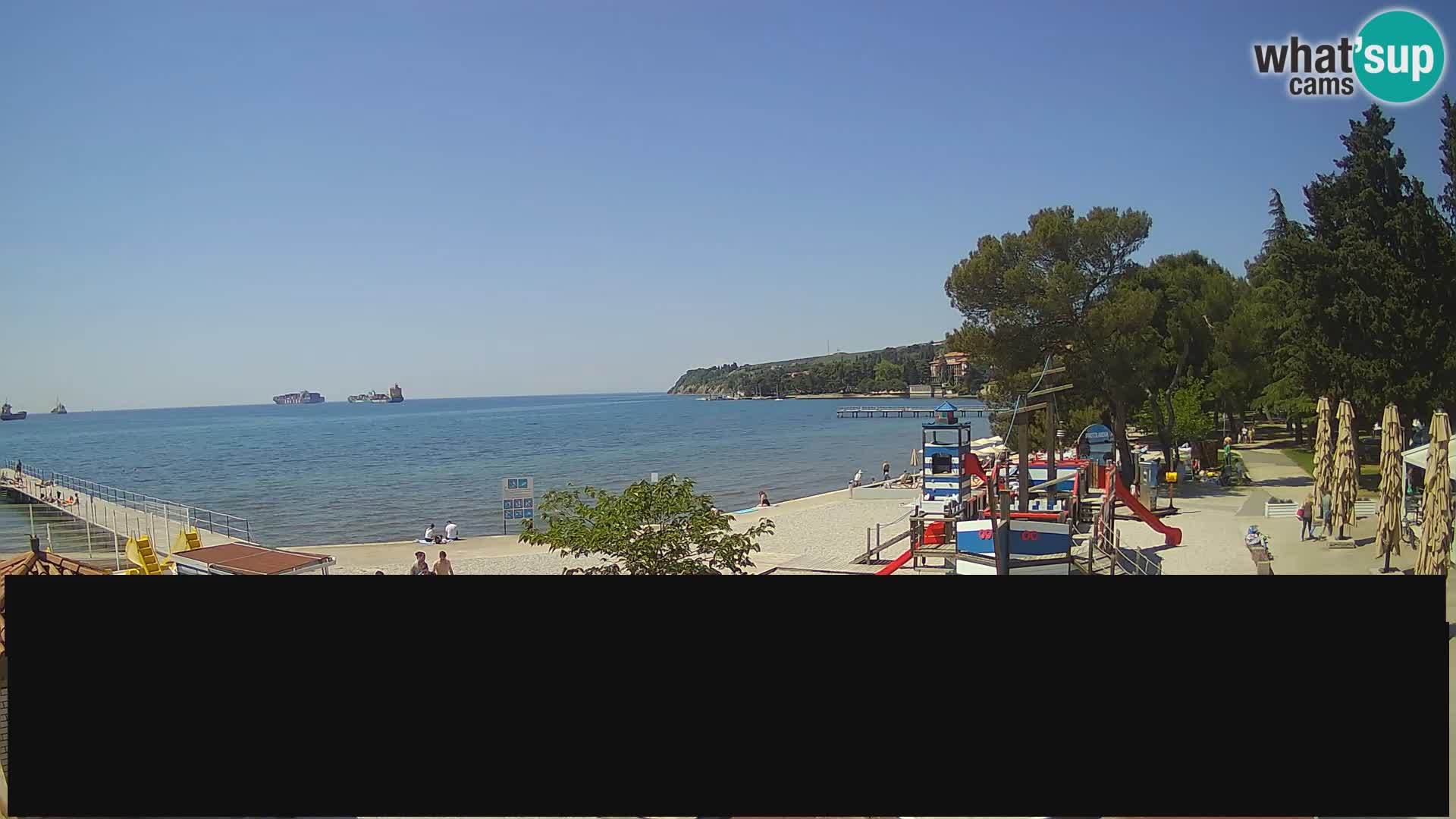 Webcam en direct Ankaran – Adria Ankaran Hotel & Resort – Slovénie