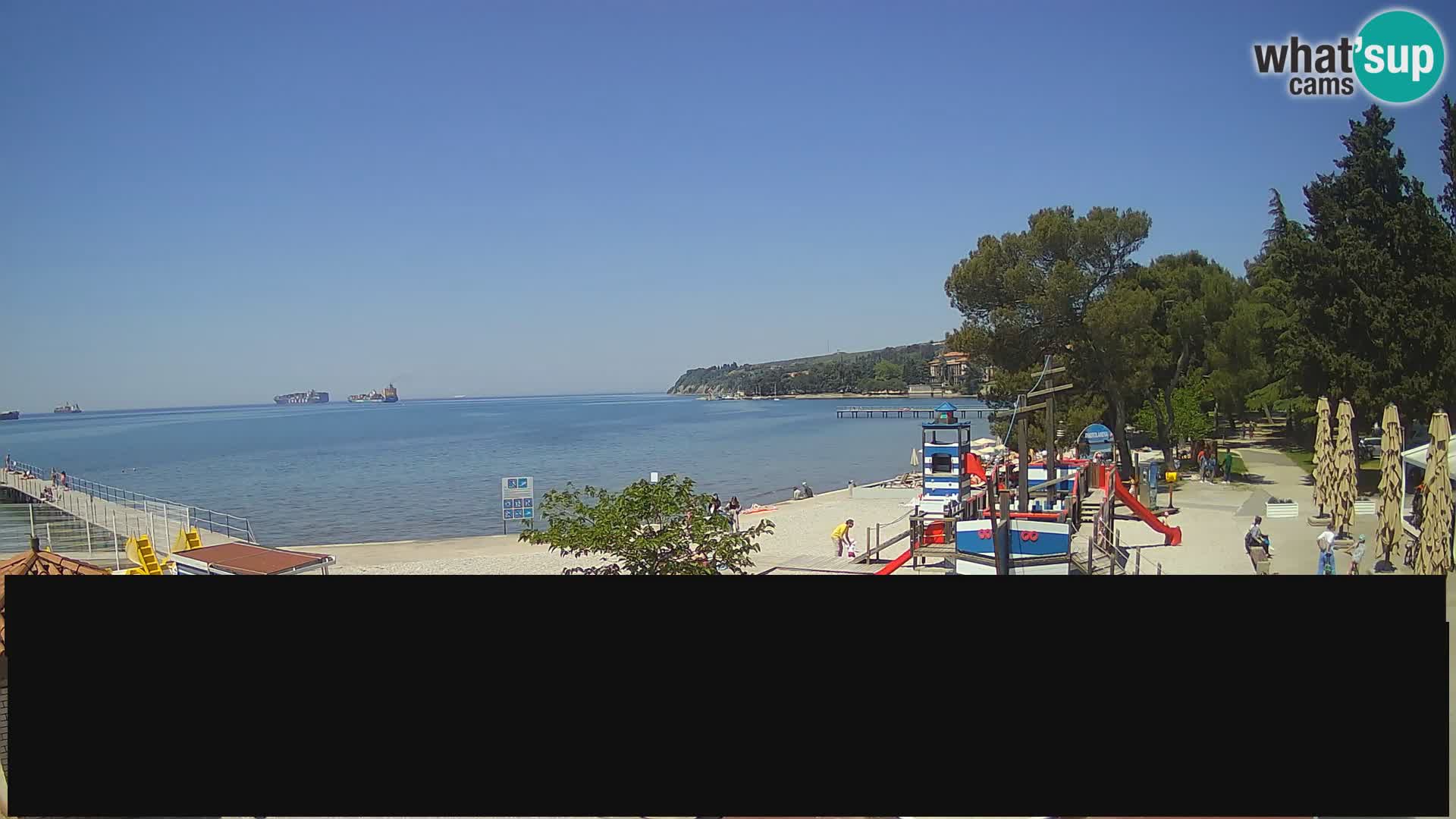 Web kamera uživo Ankaran – Adria Ankaran Hotel & Resort – Slovenija