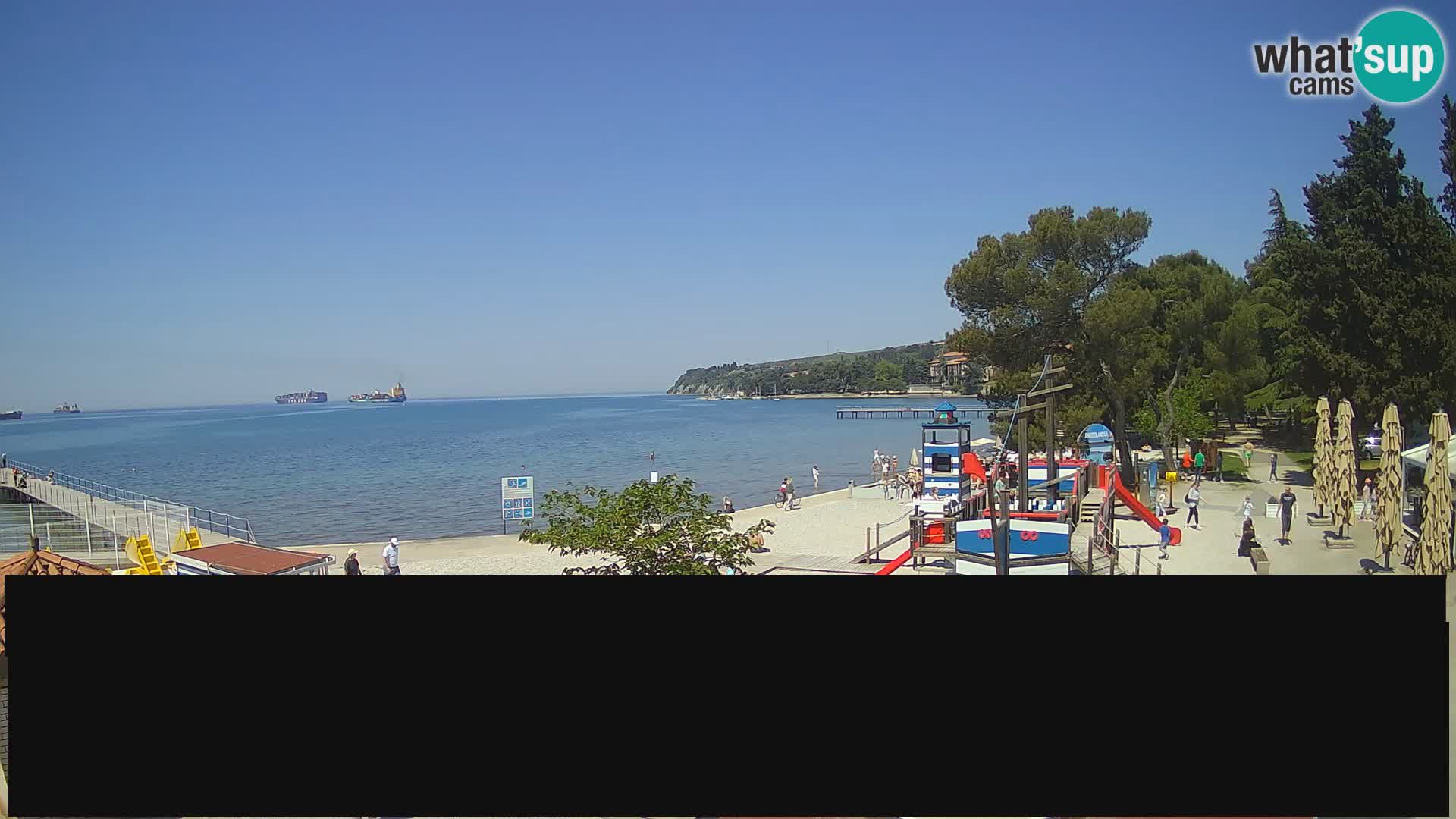 Cámara web en vivo Ankaran – Adria Ankaran Hotel & Resort – Eslovenia