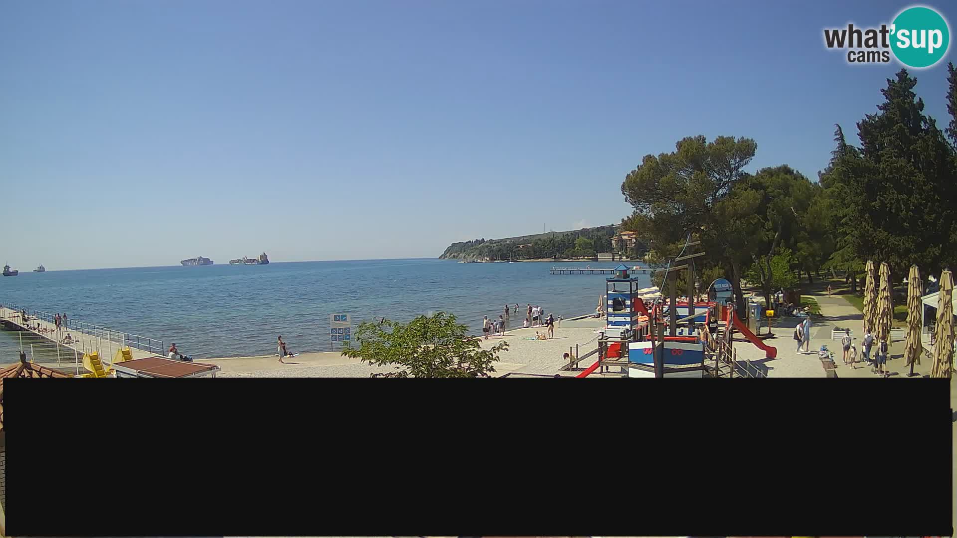 Webcam en direct Ankaran – Adria Ankaran Hotel & Resort – Slovénie
