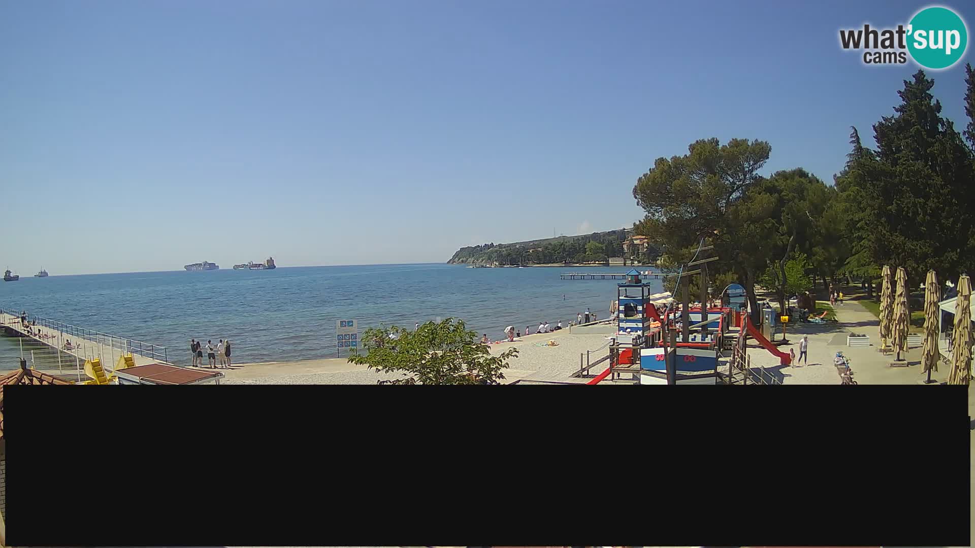 Live webcam Ankaran – Adria Ankaran Hotel & Resort – Slovenia