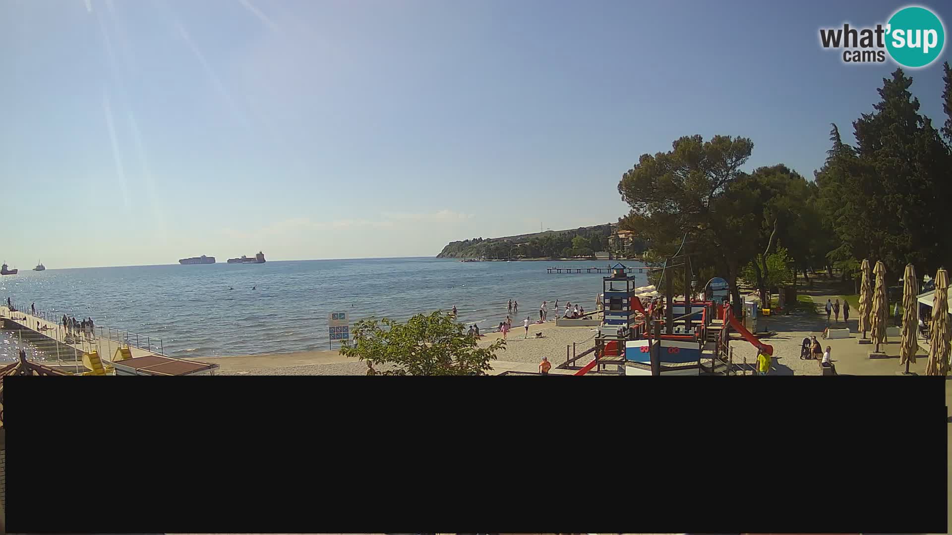 Live webcam Ankarano – Adria Ankaran Hotel & Resort – Slovenia