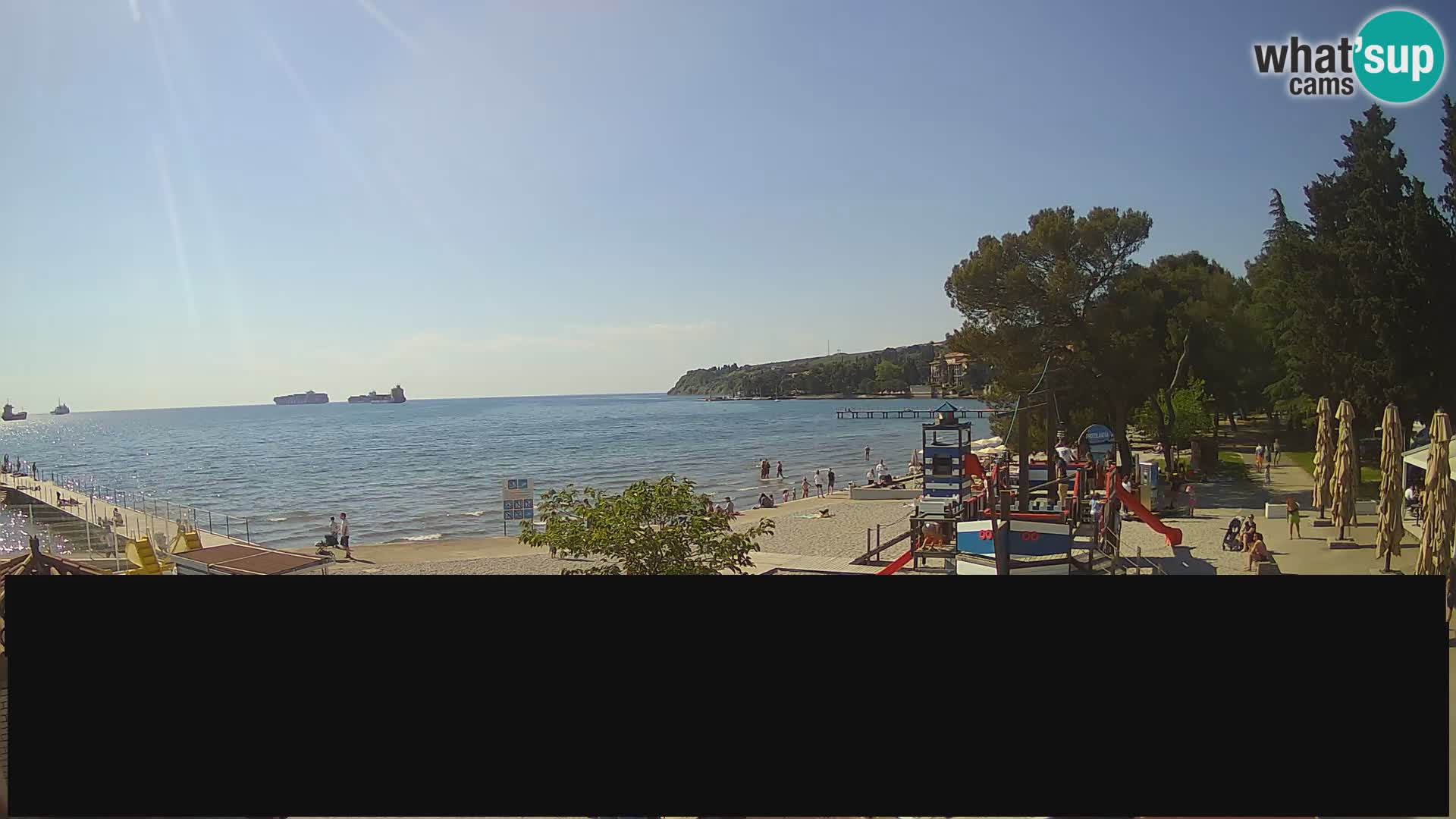 Cámara web en vivo Ankaran – Adria Ankaran Hotel & Resort – Eslovenia