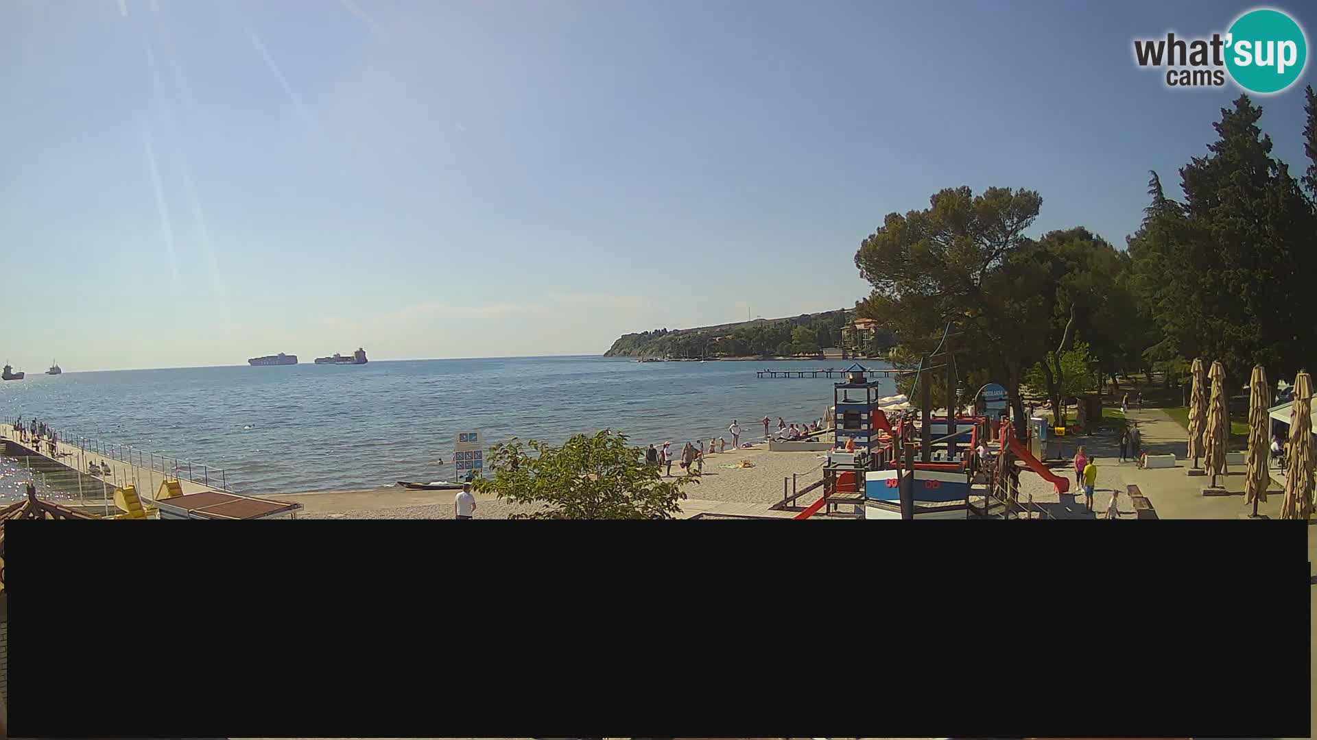 Cámara web en vivo Ankaran – Adria Ankaran Hotel & Resort – Eslovenia