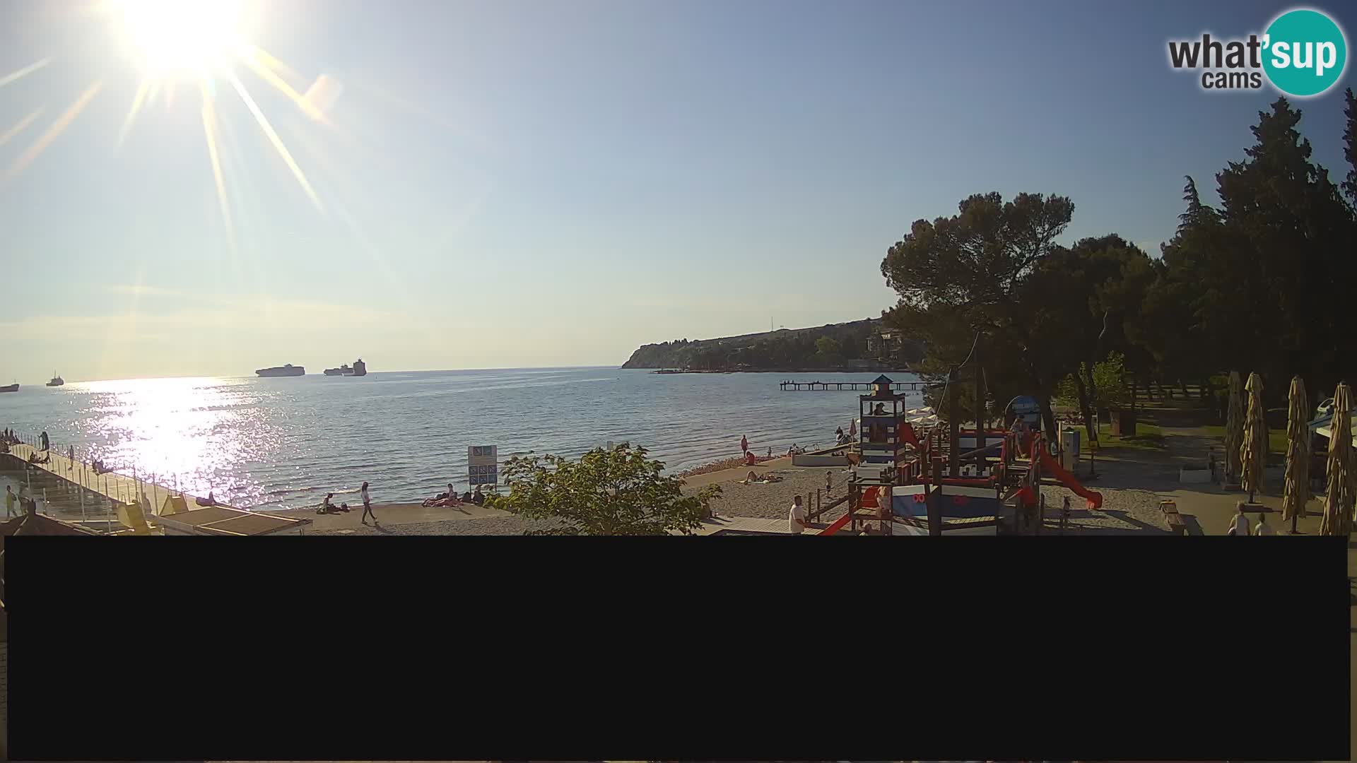 Webcam en direct Ankaran – Adria Ankaran Hotel & Resort – Slovénie