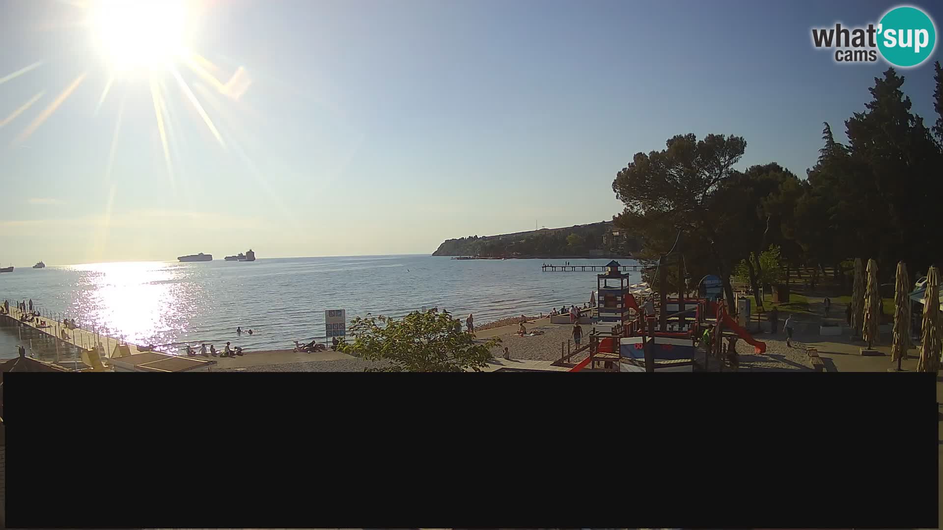 Live webcam Ankaran – Adria Ankaran Hotel & Resort – Slovenia