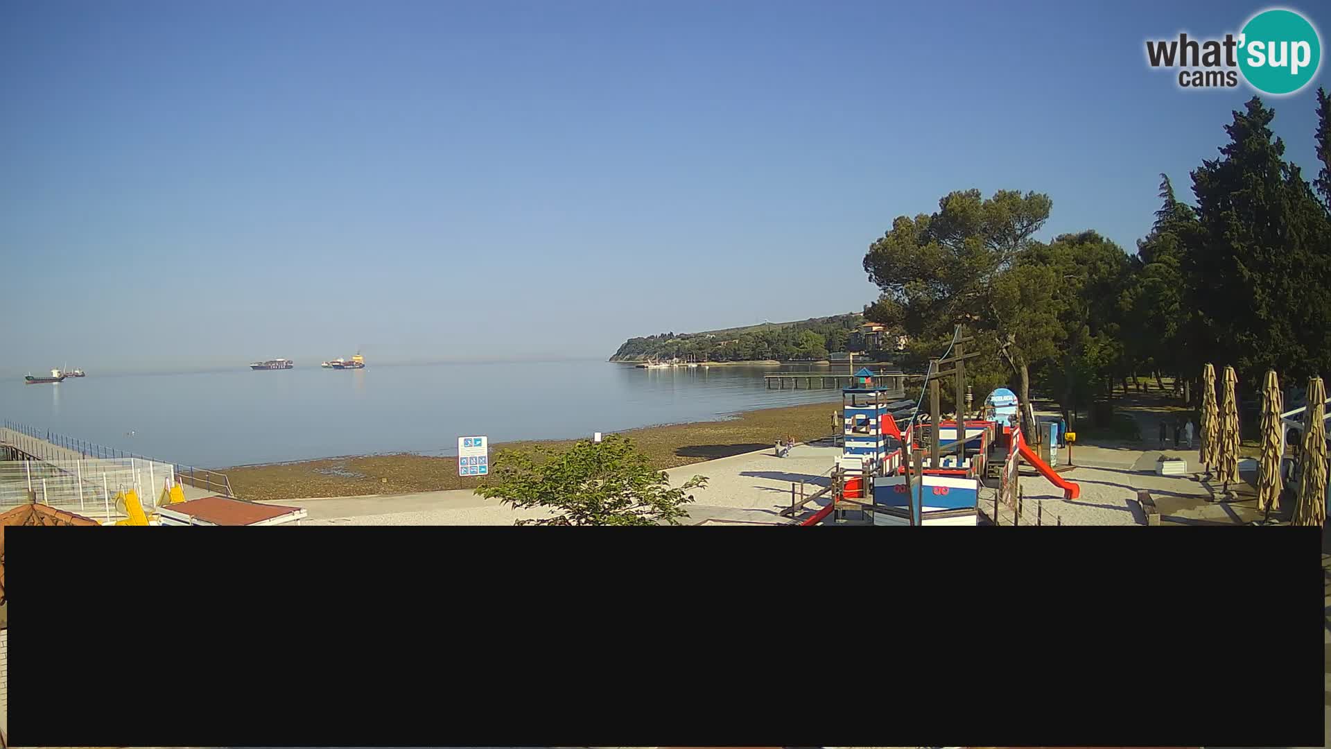 Cámara web en vivo Ankaran – Adria Ankaran Hotel & Resort – Eslovenia