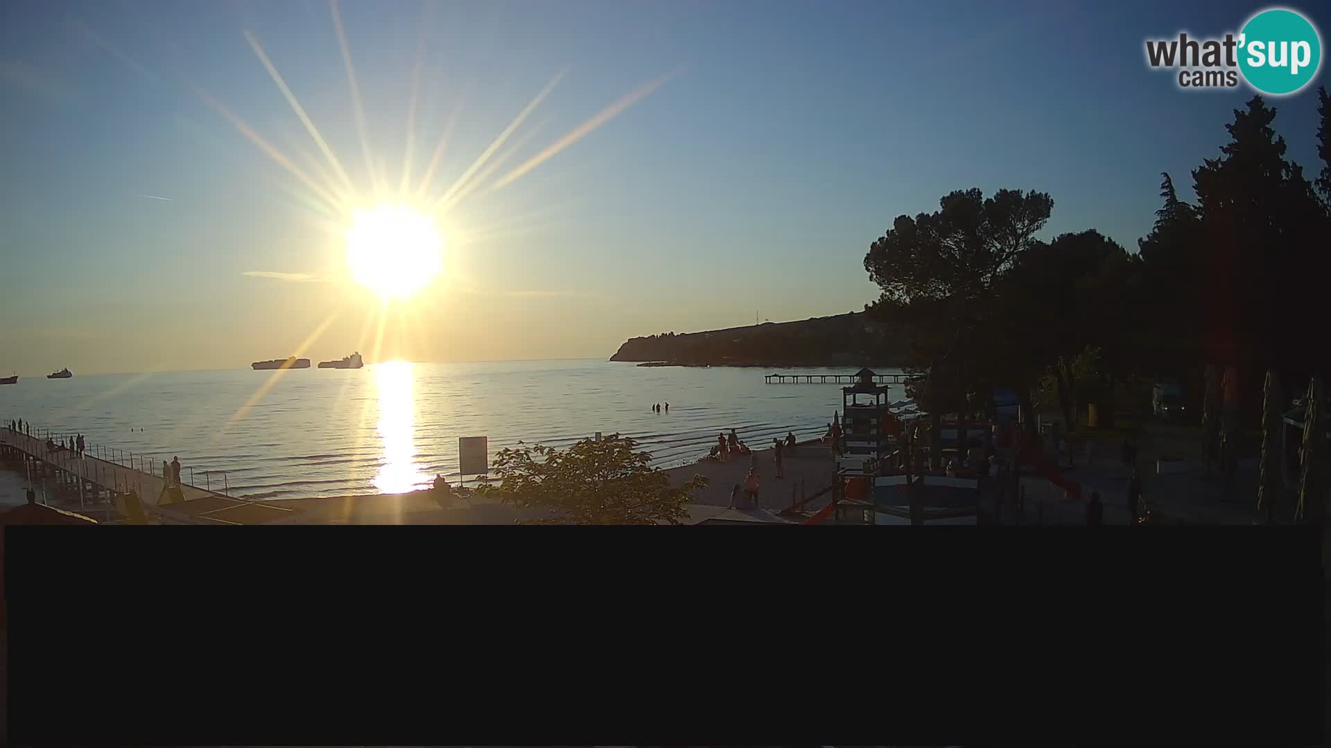 Live webcam Ankaran – Adria Ankaran Hotel & Resort – Slovenia