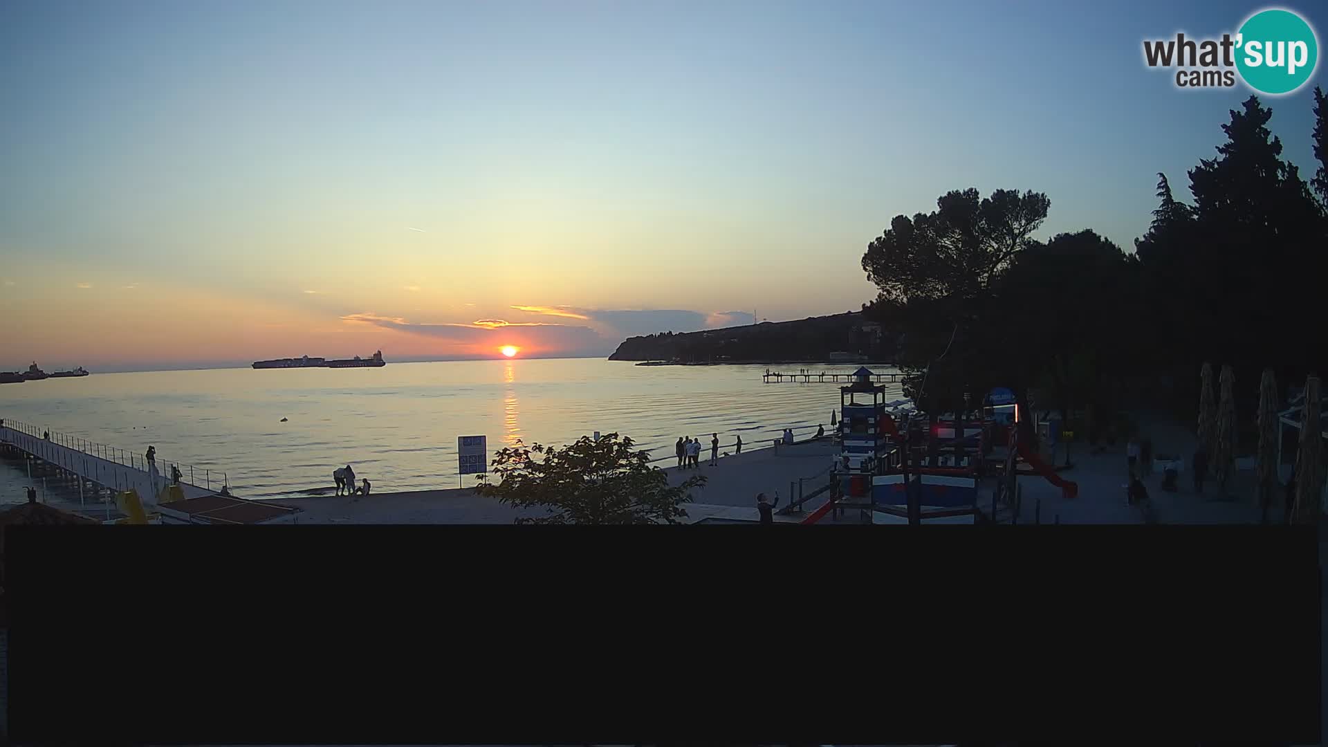 Cámara web en vivo Ankaran – Adria Ankaran Hotel & Resort – Eslovenia