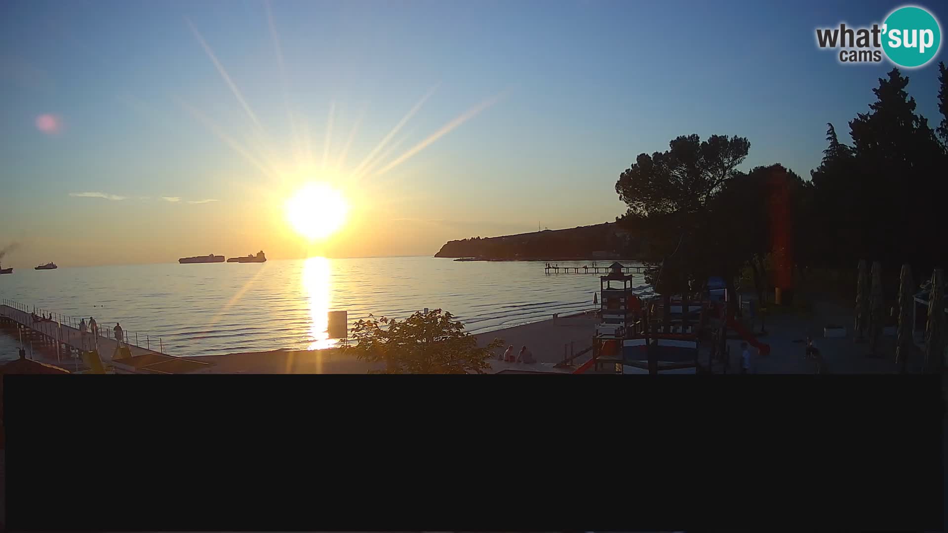 Web kamera uživo Ankaran – Adria Ankaran Hotel & Resort – Slovenija