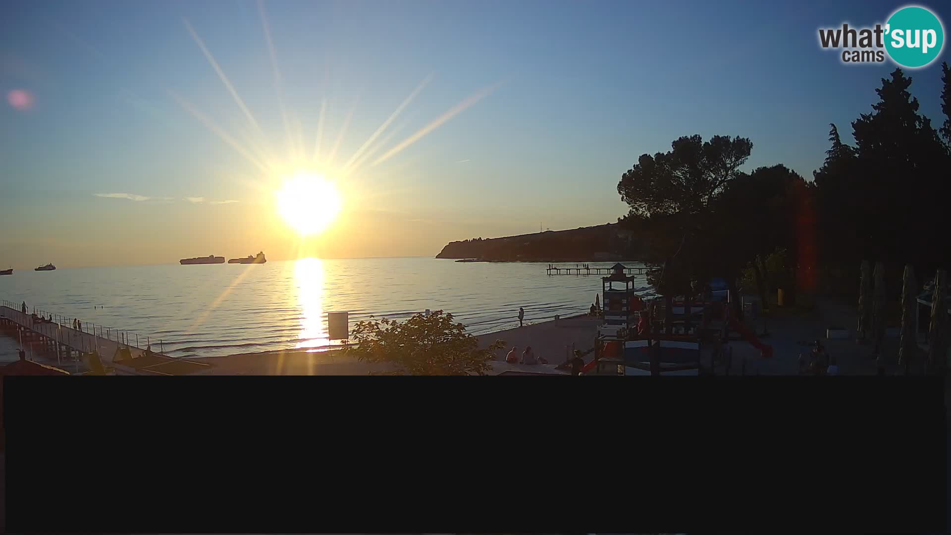 Cámara web en vivo Ankaran – Adria Ankaran Hotel & Resort – Eslovenia