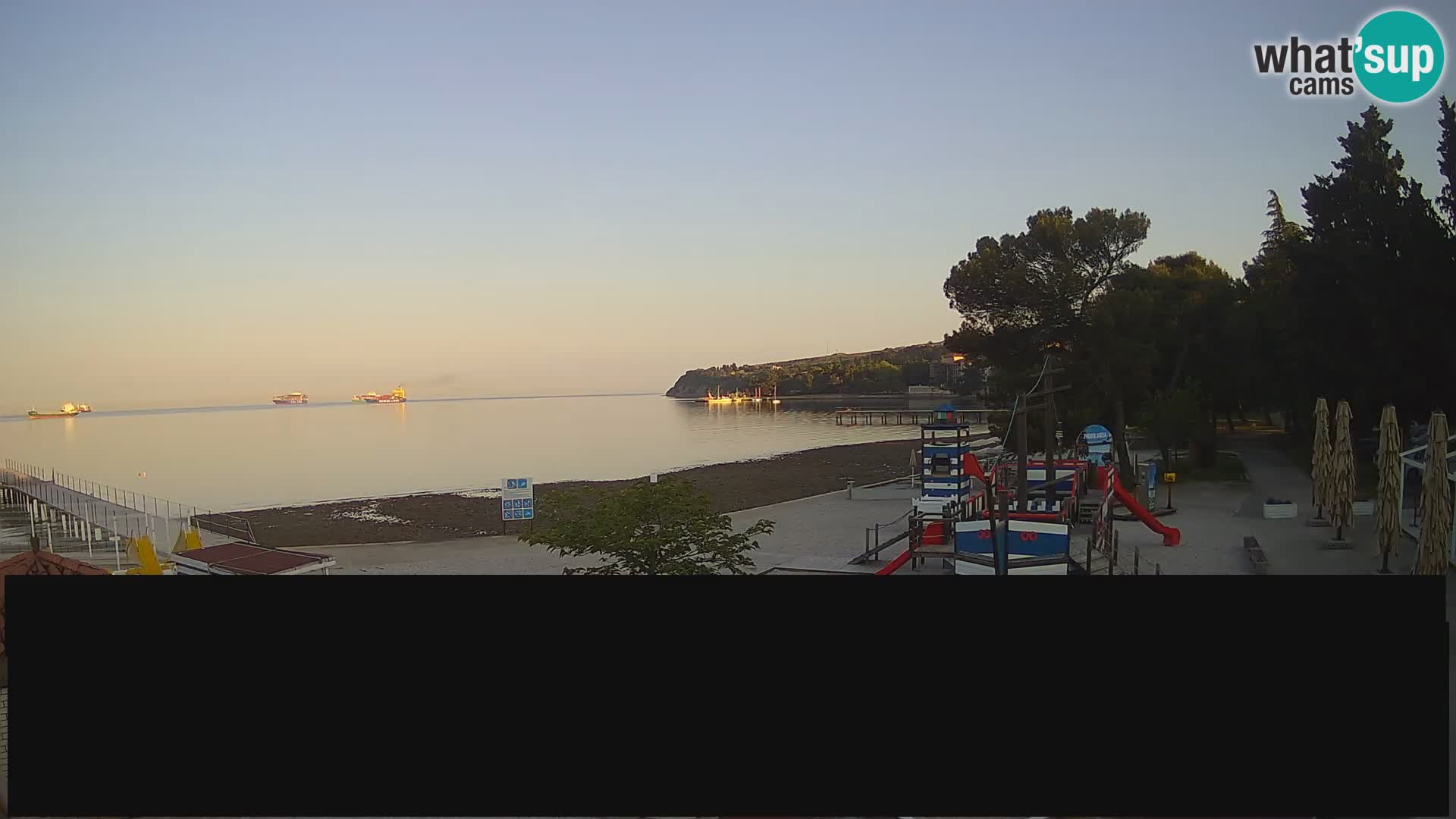 Cámara web en vivo Ankaran – Adria Ankaran Hotel & Resort – Eslovenia