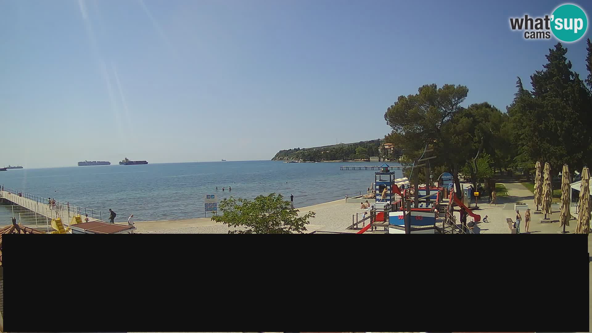 Cámara web en vivo Ankaran – Adria Ankaran Hotel & Resort – Eslovenia