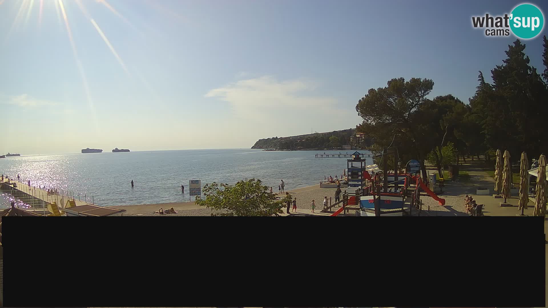 Live webcam Ankaran – Adria Ankaran Hotel & Resort – Slovenia