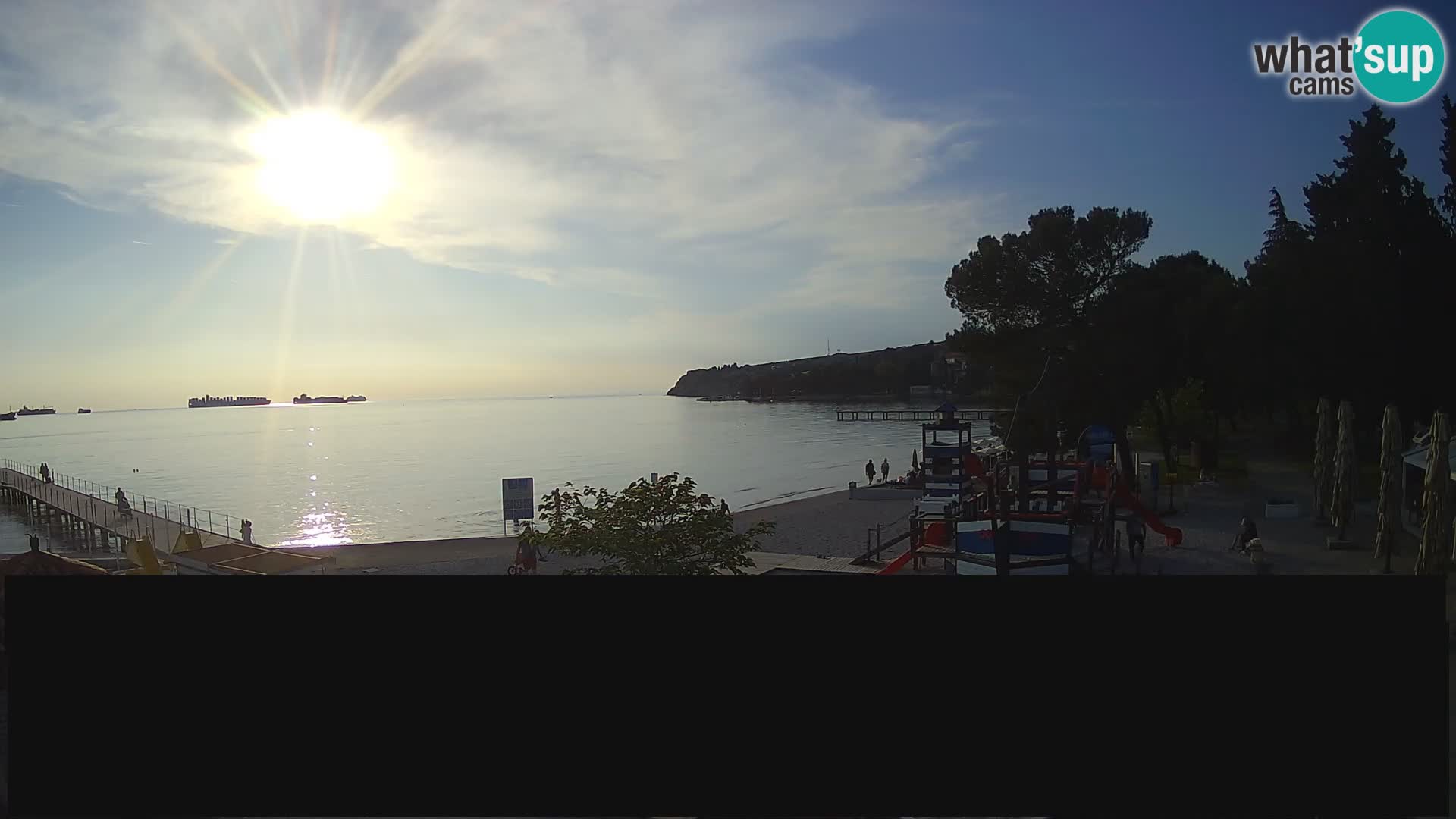 Cámara web en vivo Ankaran – Adria Ankaran Hotel & Resort – Eslovenia
