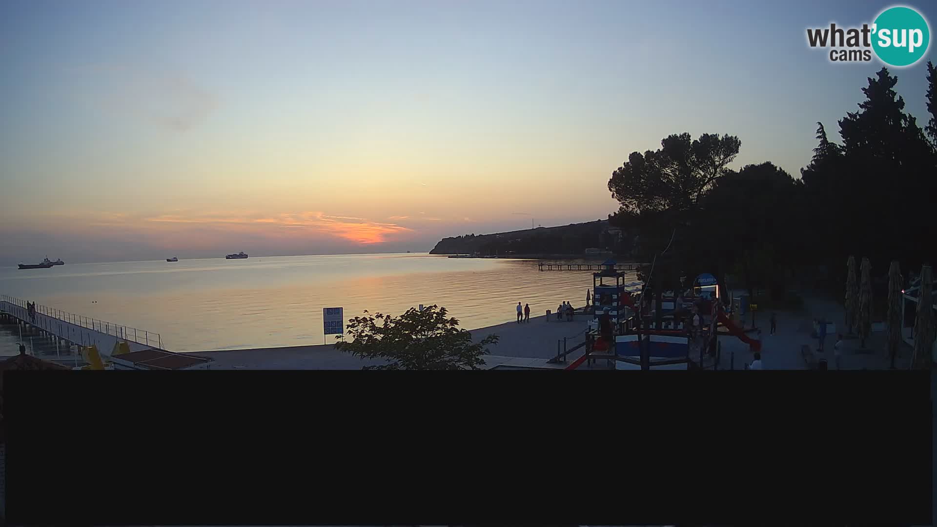 Cámara web en vivo Ankaran – Adria Ankaran Hotel & Resort – Eslovenia