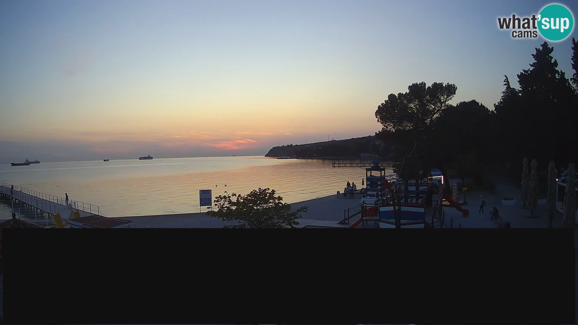 Cámara web en vivo Ankaran – Adria Ankaran Hotel & Resort – Eslovenia