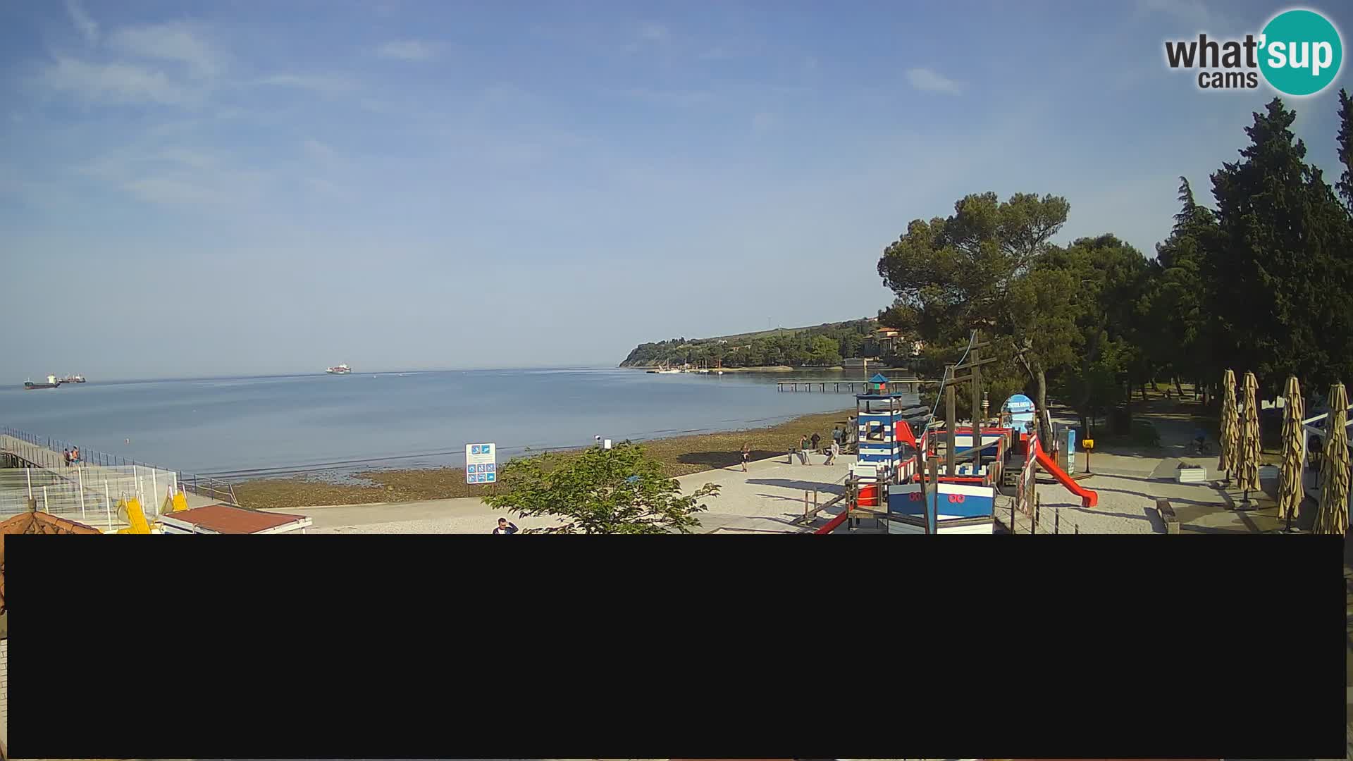 Live webcam Ankaran – Adria Ankaran Hotel & Resort – Slovenia