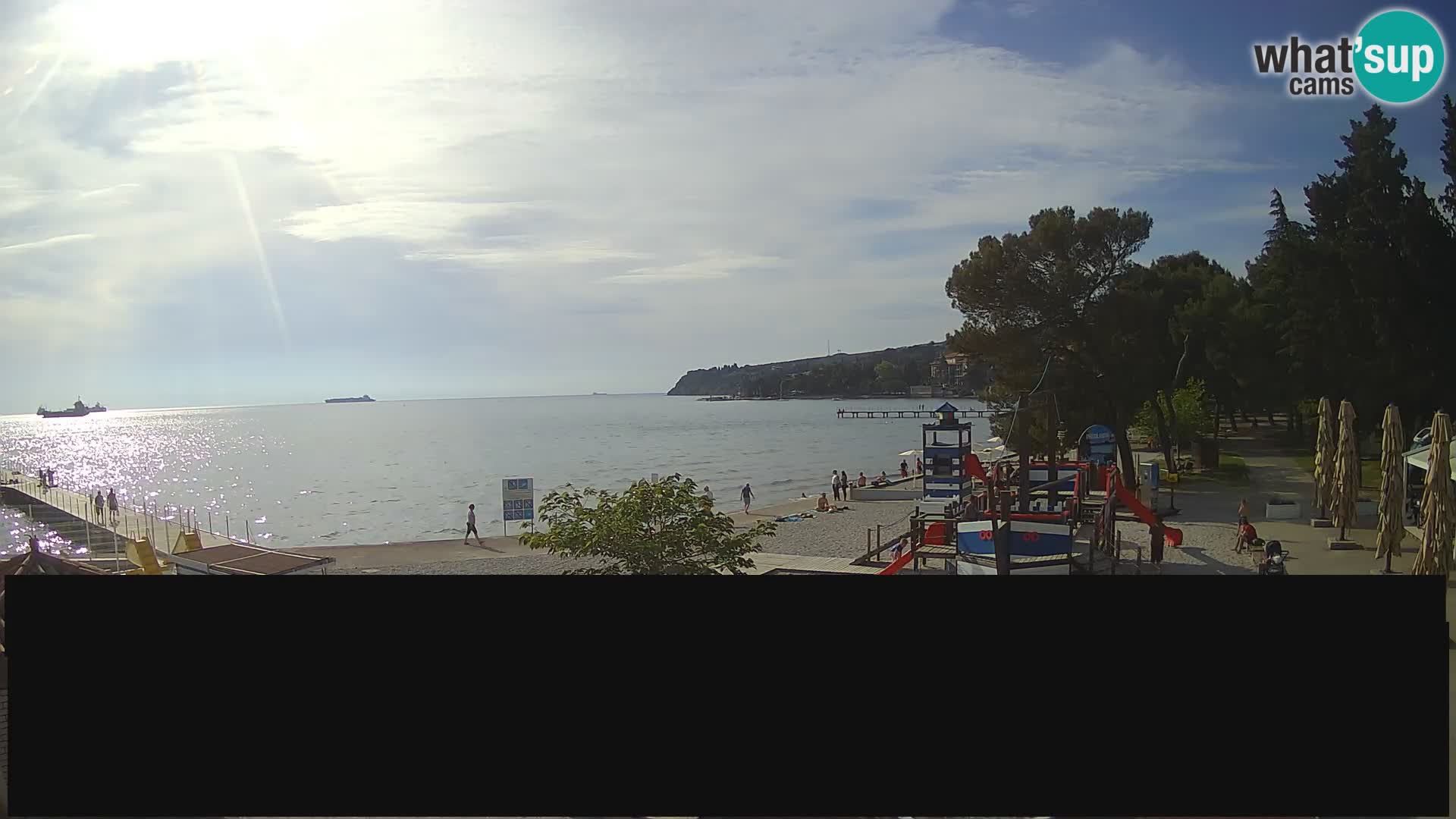 Cámara web en vivo Ankaran – Adria Ankaran Hotel & Resort – Eslovenia