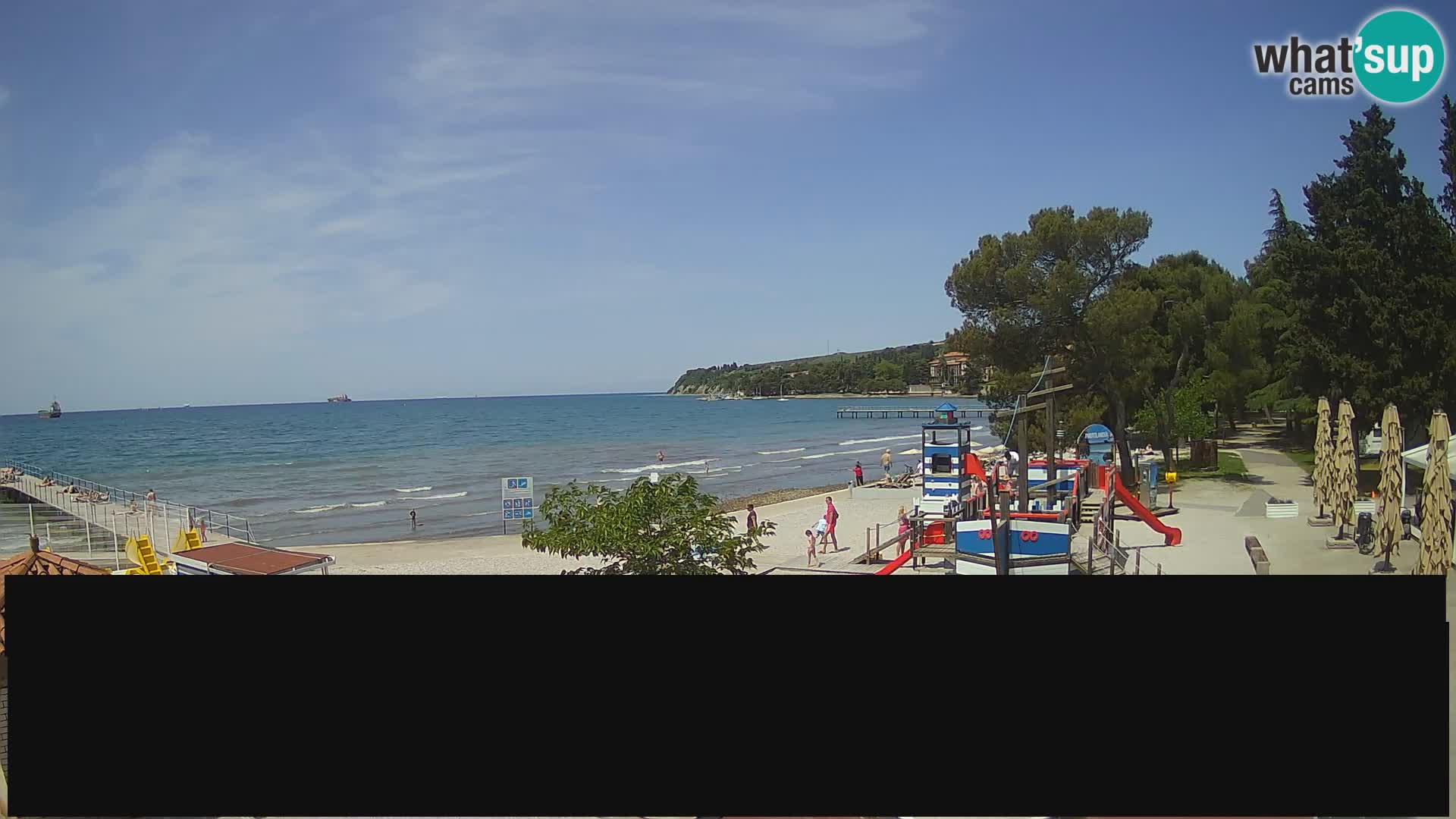 Live webcam Ankaran – Adria Ankaran Hotel & Resort – Slovenia