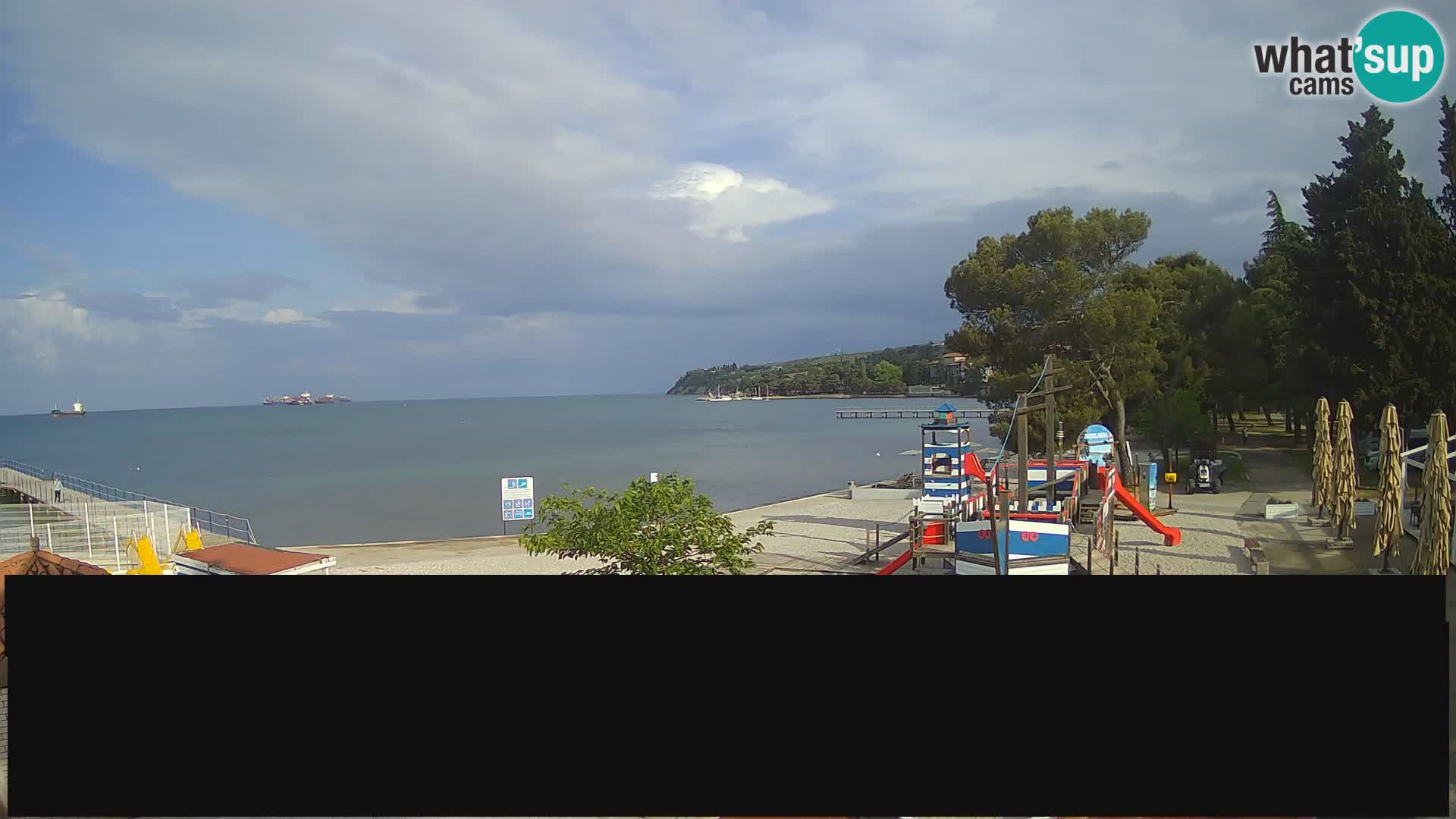 Cámara web en vivo Ankaran – Adria Ankaran Hotel & Resort – Eslovenia