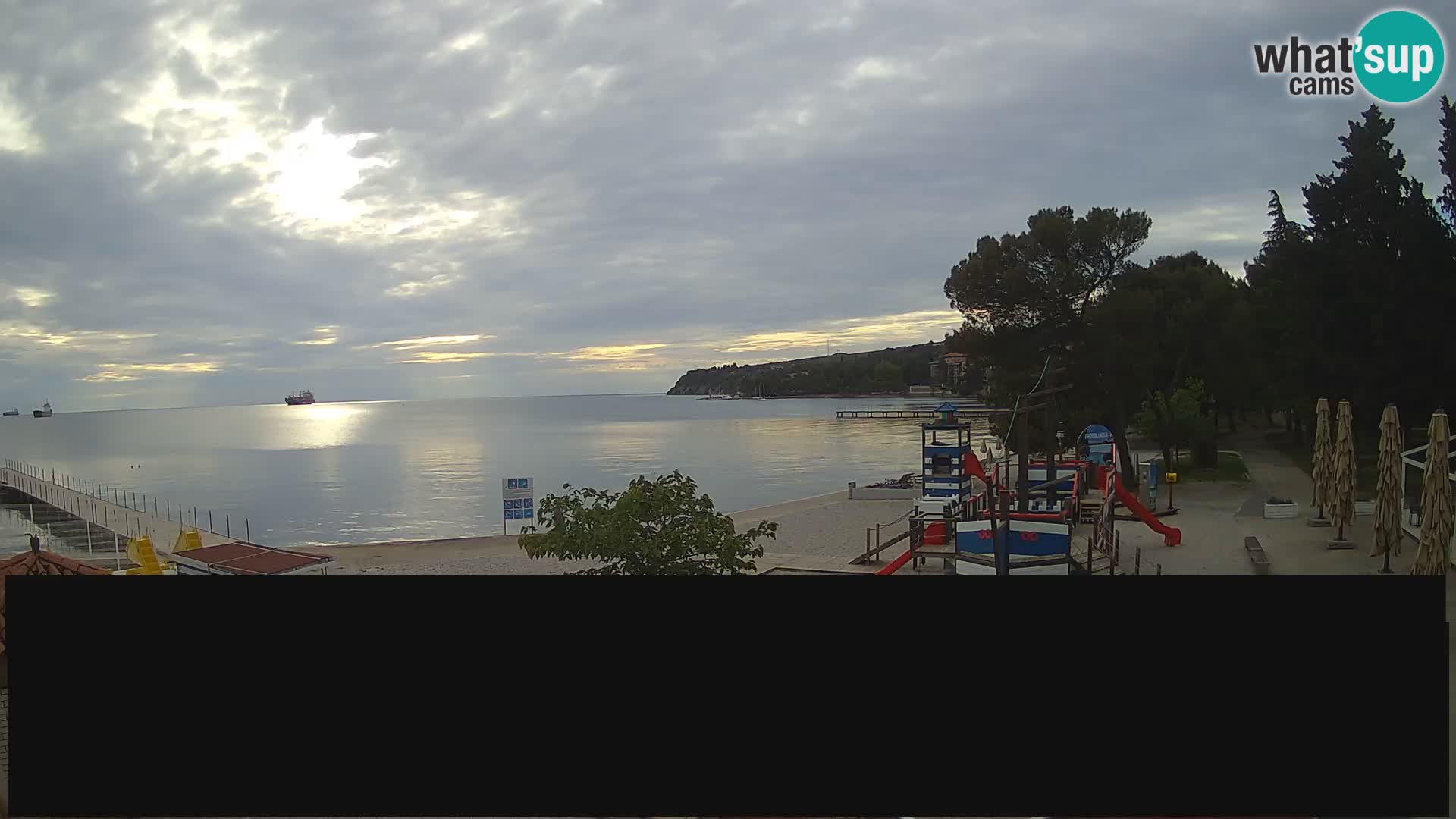 Cámara web en vivo Ankaran – Adria Ankaran Hotel & Resort – Eslovenia