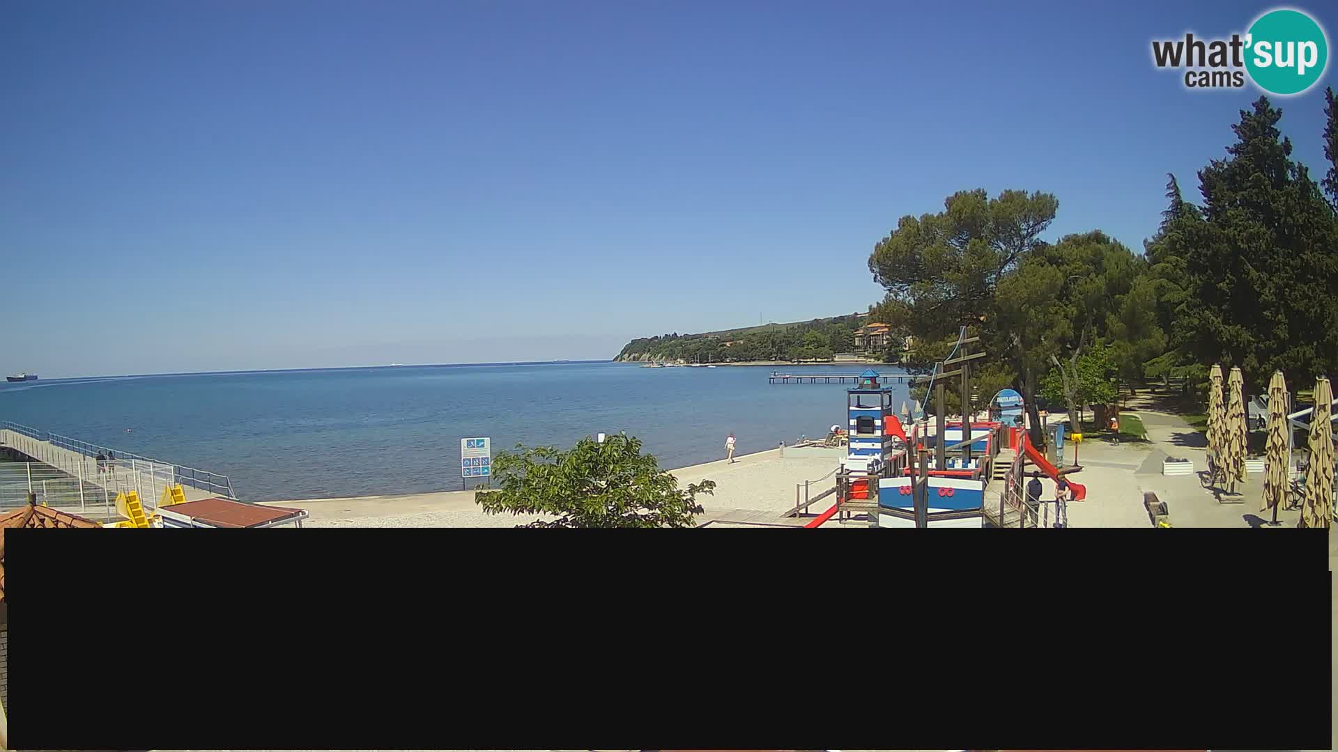 Cámara web en vivo Ankaran – Adria Ankaran Hotel & Resort – Eslovenia