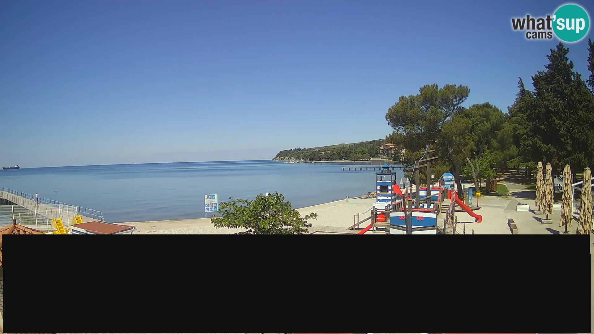 Web kamera uživo Ankaran – Adria Ankaran Hotel & Resort – Slovenija