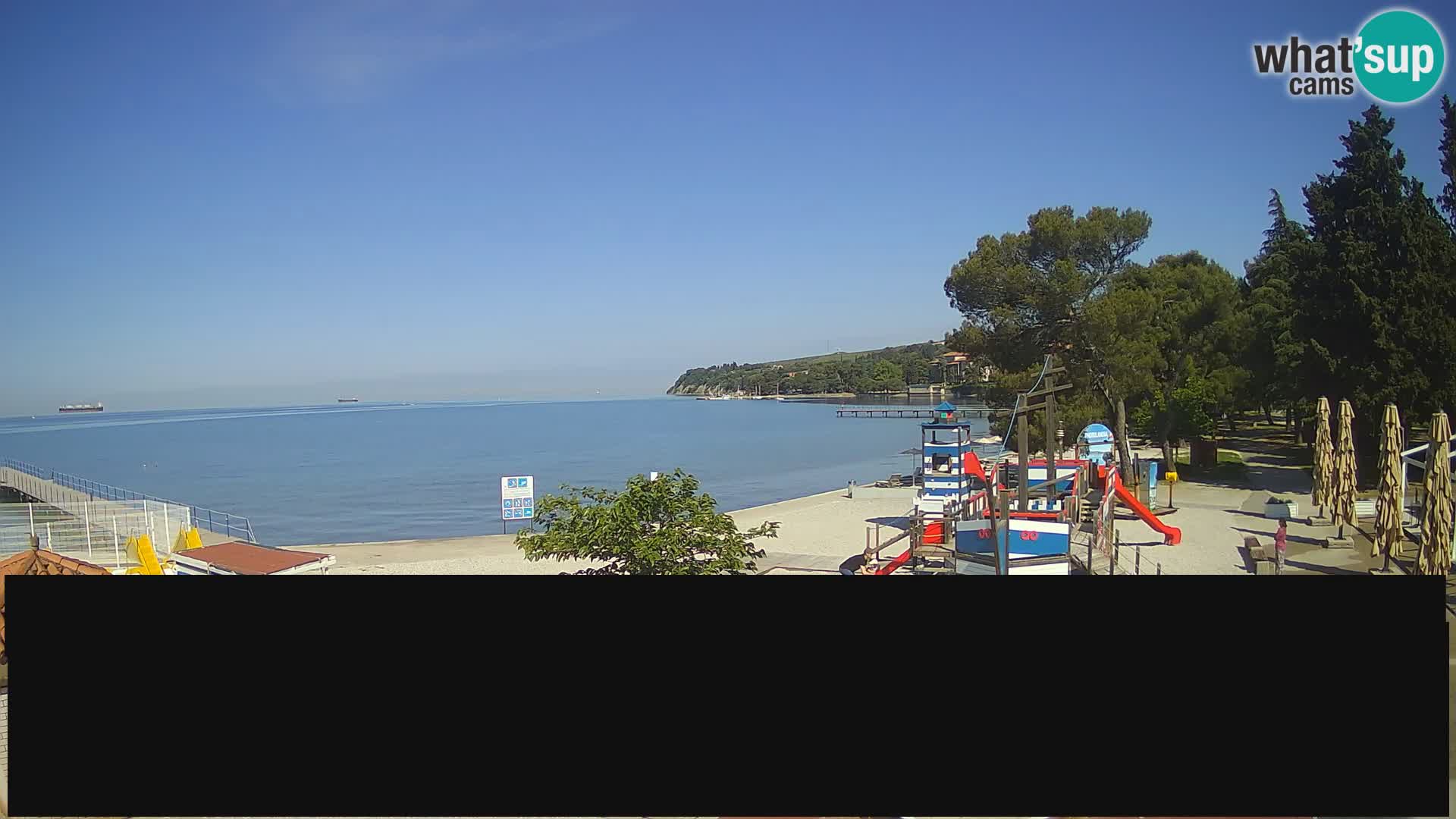 Live webcam Ankaran – Adria Ankaran Hotel & Resort – Slovenia