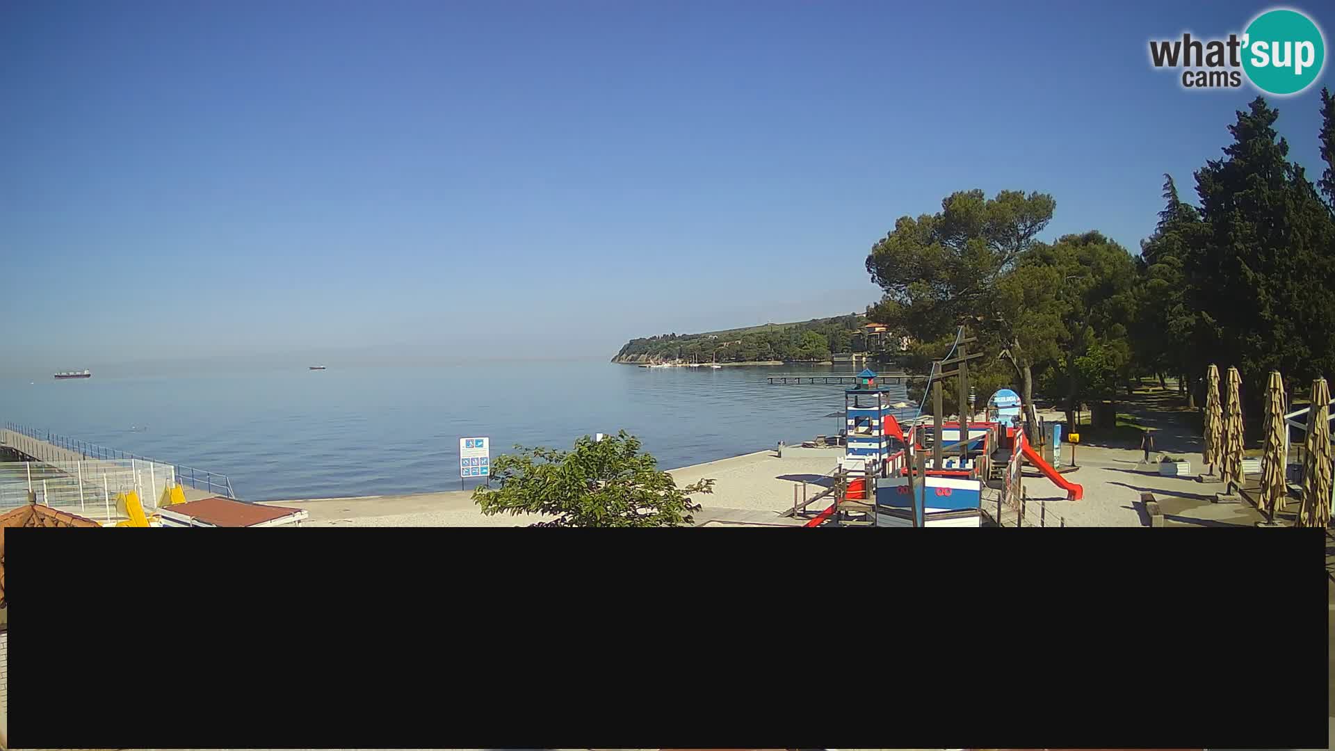 Cámara web en vivo Ankaran – Adria Ankaran Hotel & Resort – Eslovenia