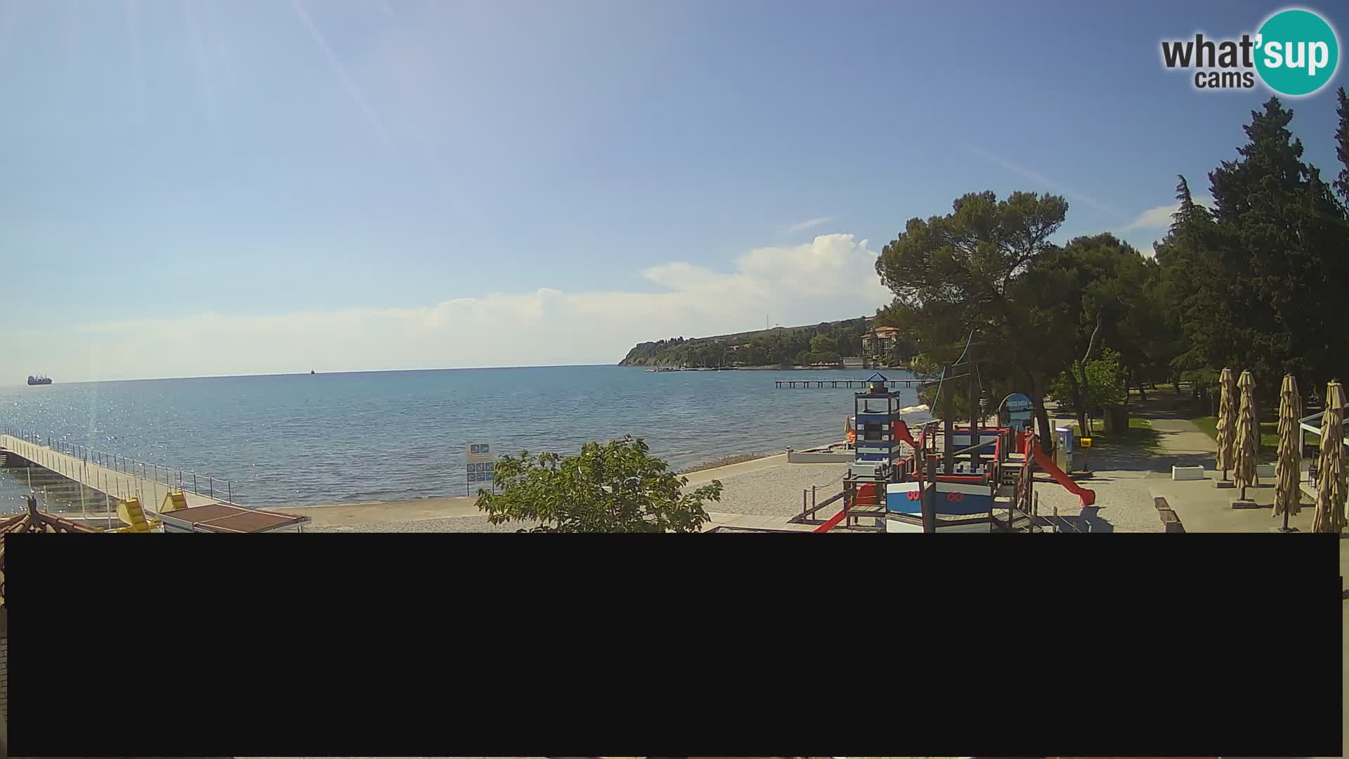 Cámara web en vivo Ankaran – Adria Ankaran Hotel & Resort – Eslovenia