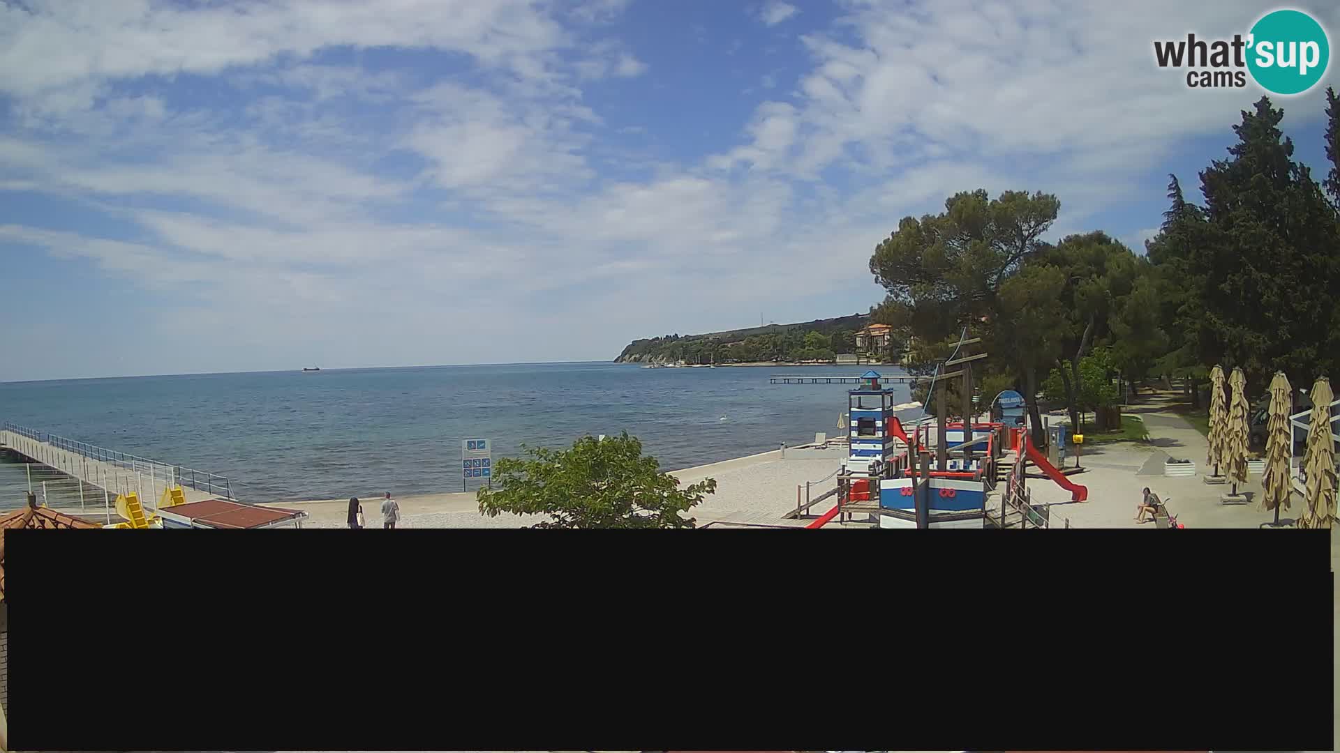 Cámara web en vivo Ankaran – Adria Ankaran Hotel & Resort – Eslovenia