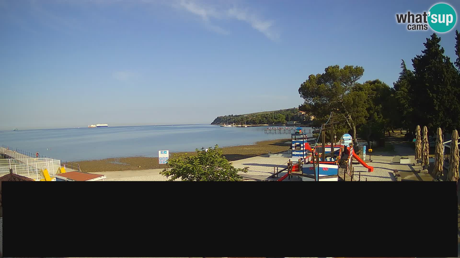 Cámara web en vivo Ankaran – Adria Ankaran Hotel & Resort – Eslovenia