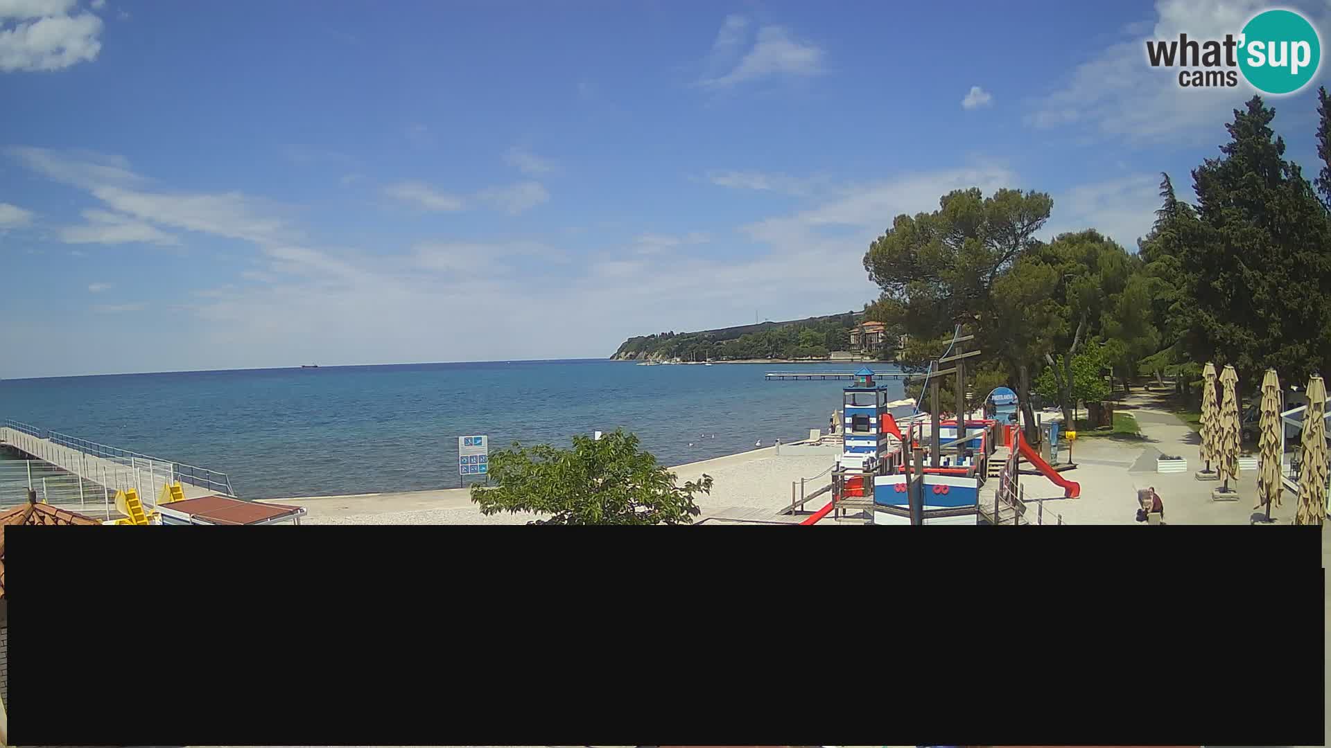 Web kamera uživo Ankaran – Adria Ankaran Hotel & Resort – Slovenija