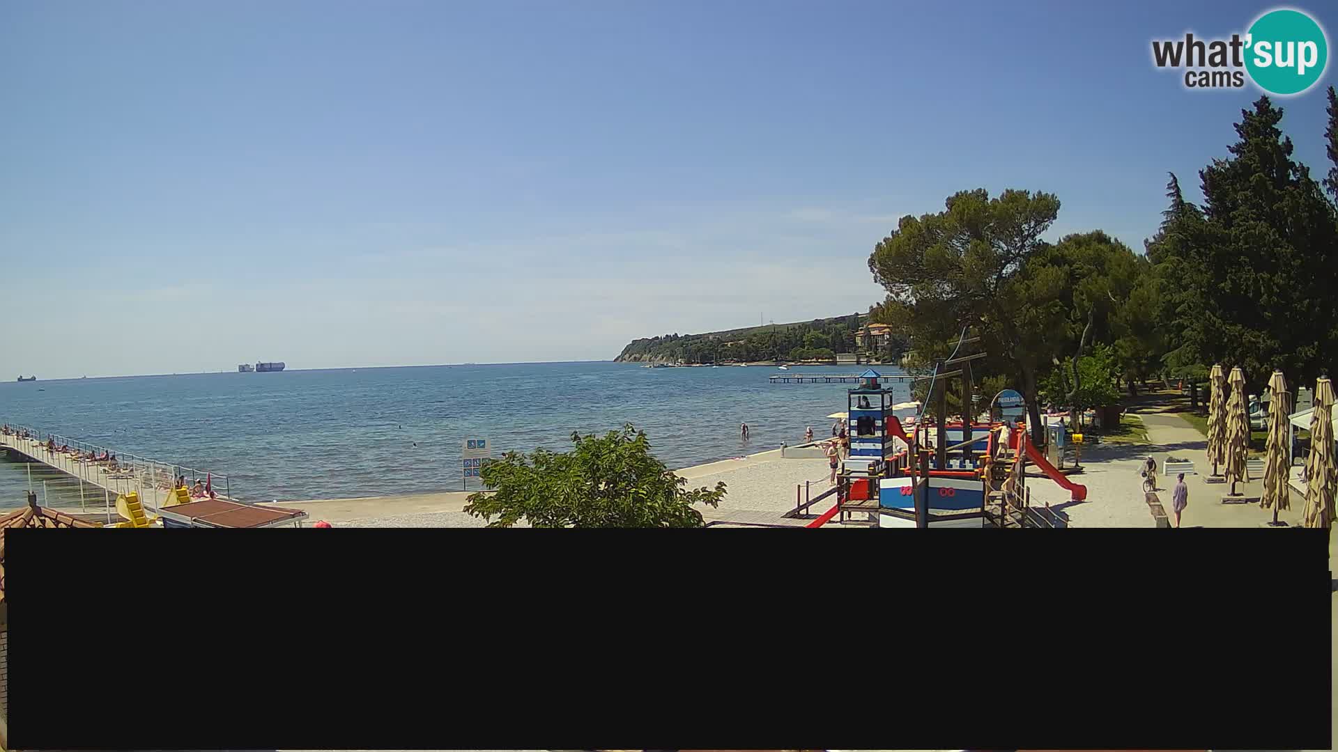 Cámara web en vivo Ankaran – Adria Ankaran Hotel & Resort – Eslovenia